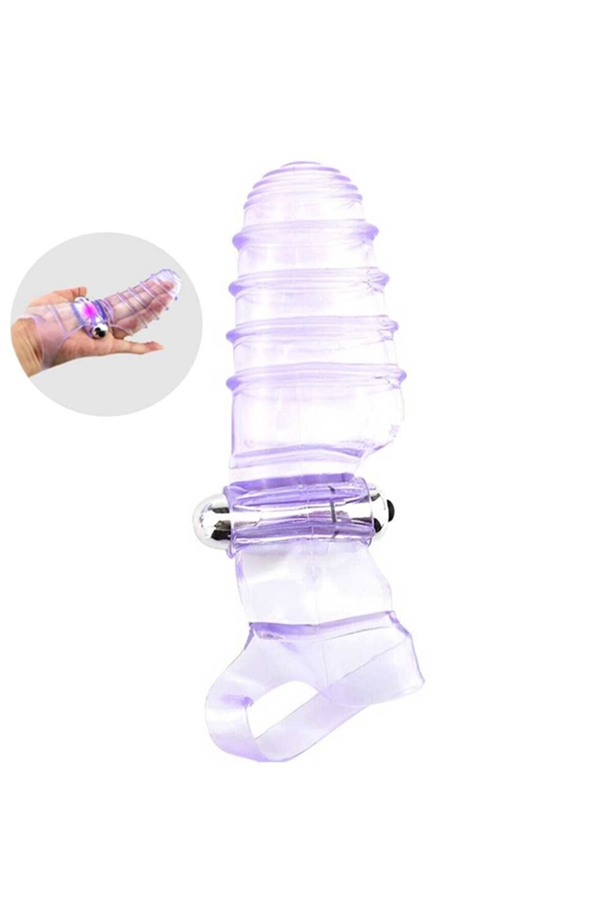 Erox Fi̇nger G-Sti̇mulant 10 Mod Parmak Vi̇brat&ouml;r Mor