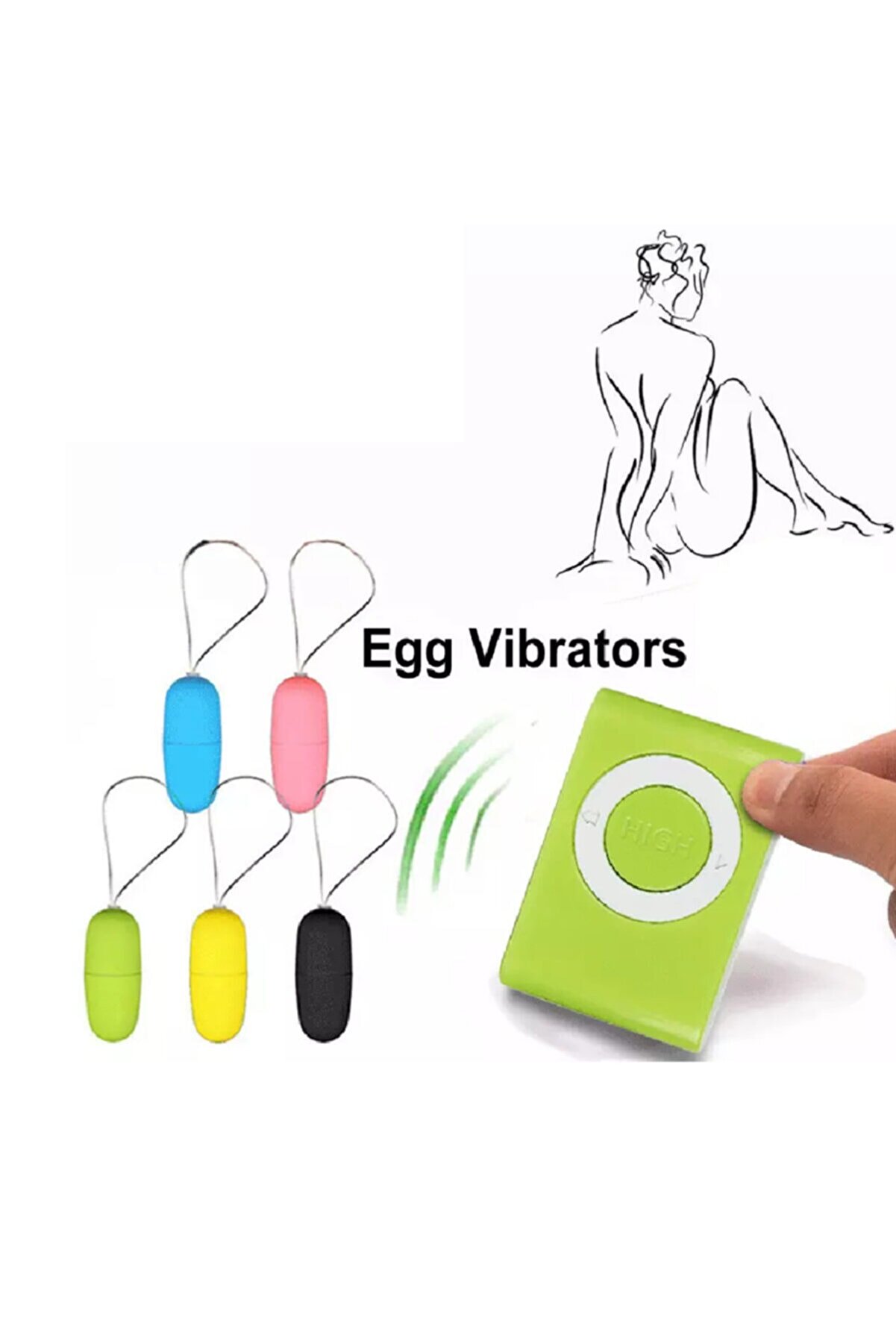 Erox Exovi̇d 20 Modlu Uzaktan Kumandalı Mavi̇ Mi̇ni̇ Vi̇brat&ouml;r