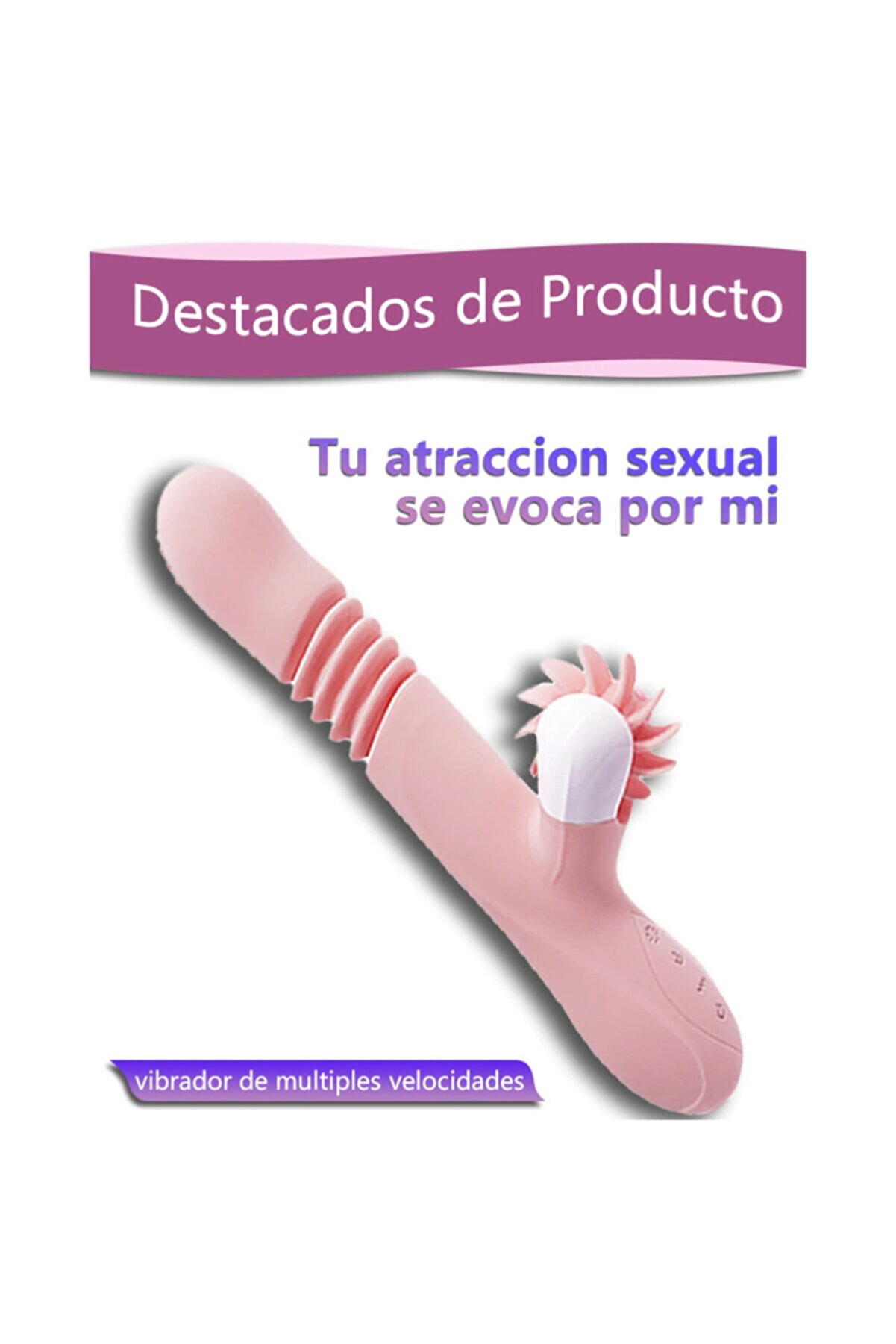 Erox Li̇cki̇ng Mor Ileri̇ Geri̇ Hareketli̇ Kli̇toral Penetrasyon G-Sti̇mulant Vi̇brat&ouml;r