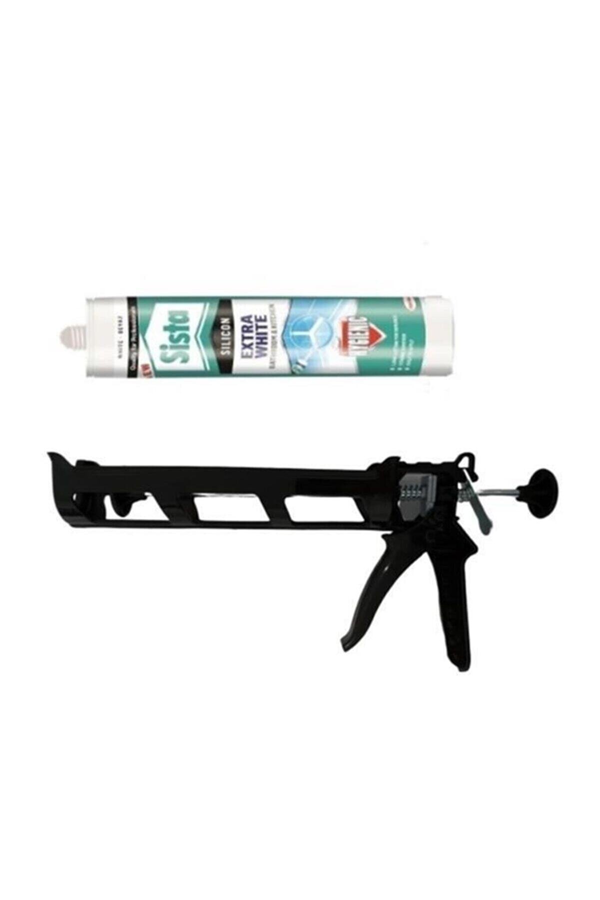 Si̇sta Mutfak Ve Banyo Extra Whi̇te Si̇li̇con Ve Plasti̇k Si̇li̇kon Tabancası