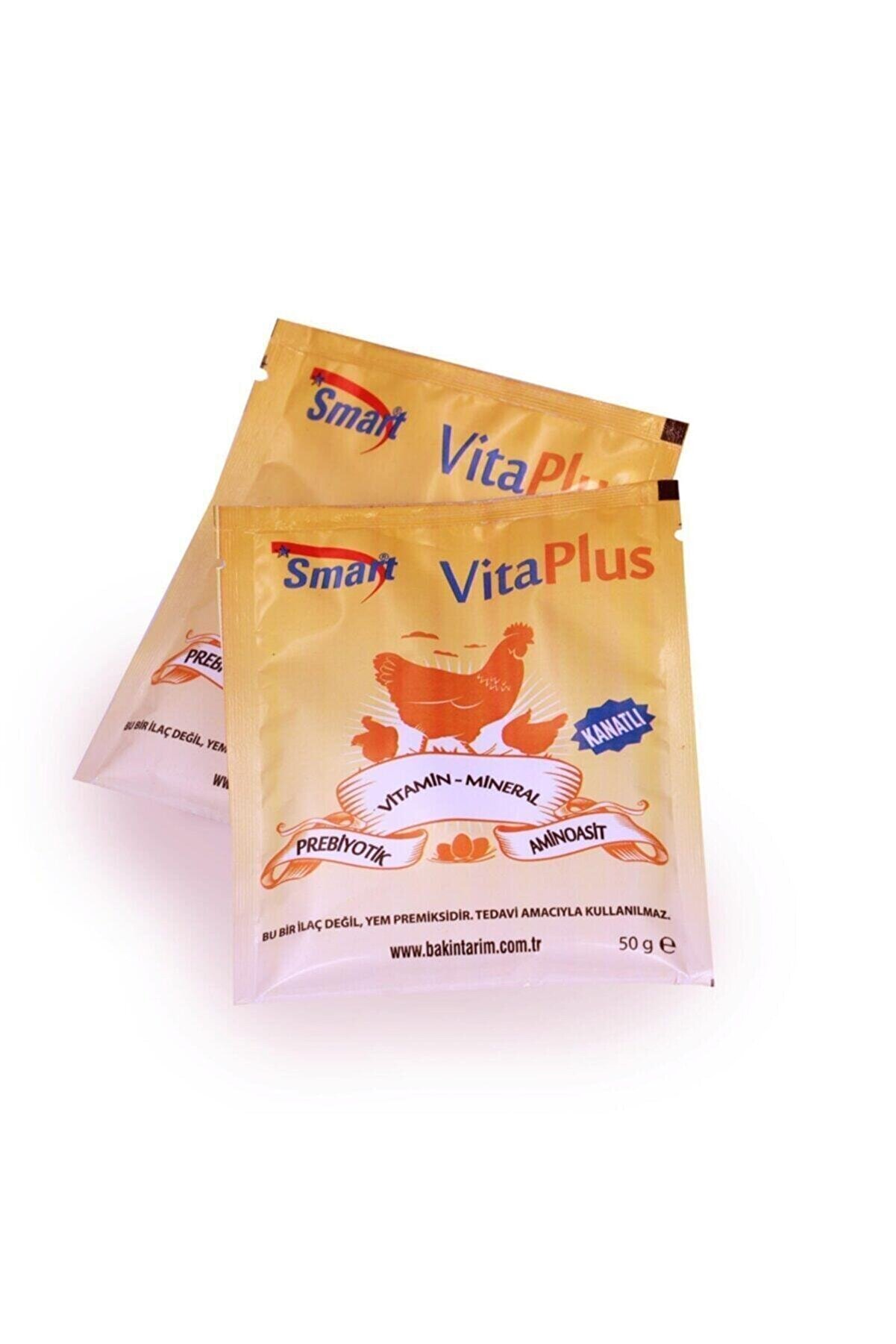 Smart Vi̇ta Plus 50 Gr Kanatlı Hayvanlar I&ccedil;i̇n Vi̇tami̇n, Mi̇neral , Ami̇noasi̇t Ve Prebi̇yoti̇k X 2 Adet