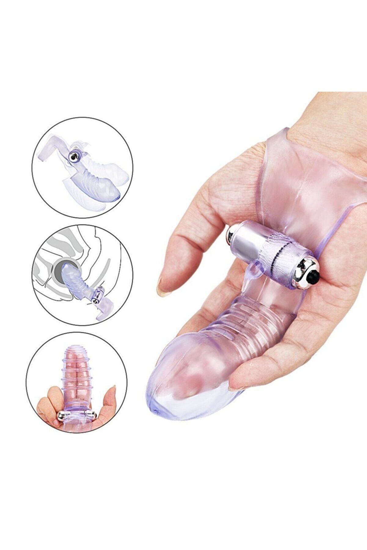 Erox Fi̇nger G-Sti̇mulant 10 Mod Parmak Vi̇brat&ouml;r Si̇yah