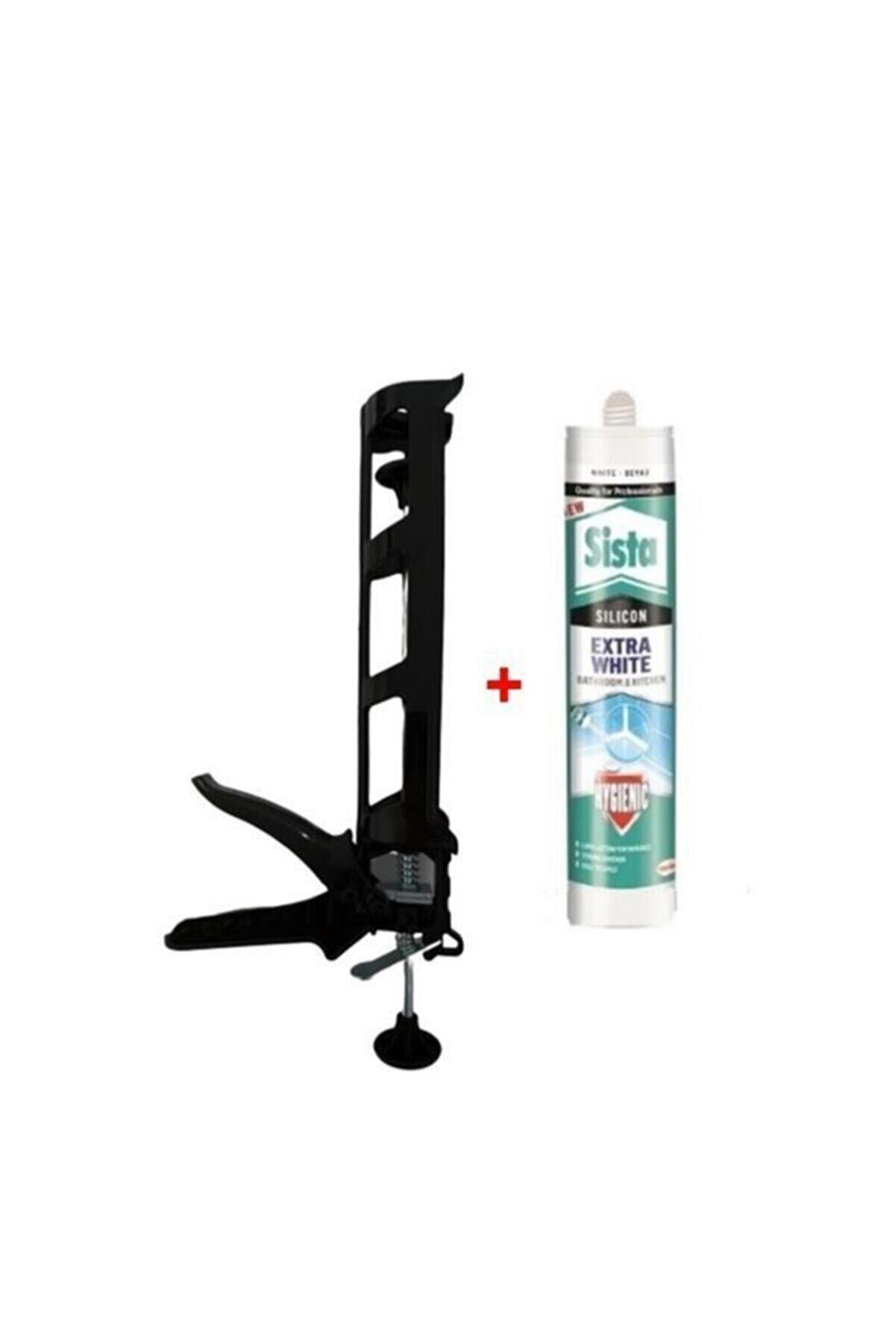 Si̇sta Mutfak Ve Banyo Extra Whi̇te Si̇li̇con Ve Plasti̇k Si̇li̇kon Tabancası