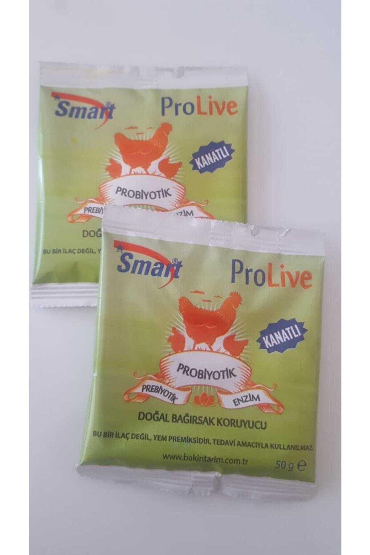 Smart Proli̇ve Kanatlı Hayvan I&ccedil;i̇n Probi̇yoti̇k , Prebi̇yoti̇k Ve Enzi̇m 50Gr X 2 Adet