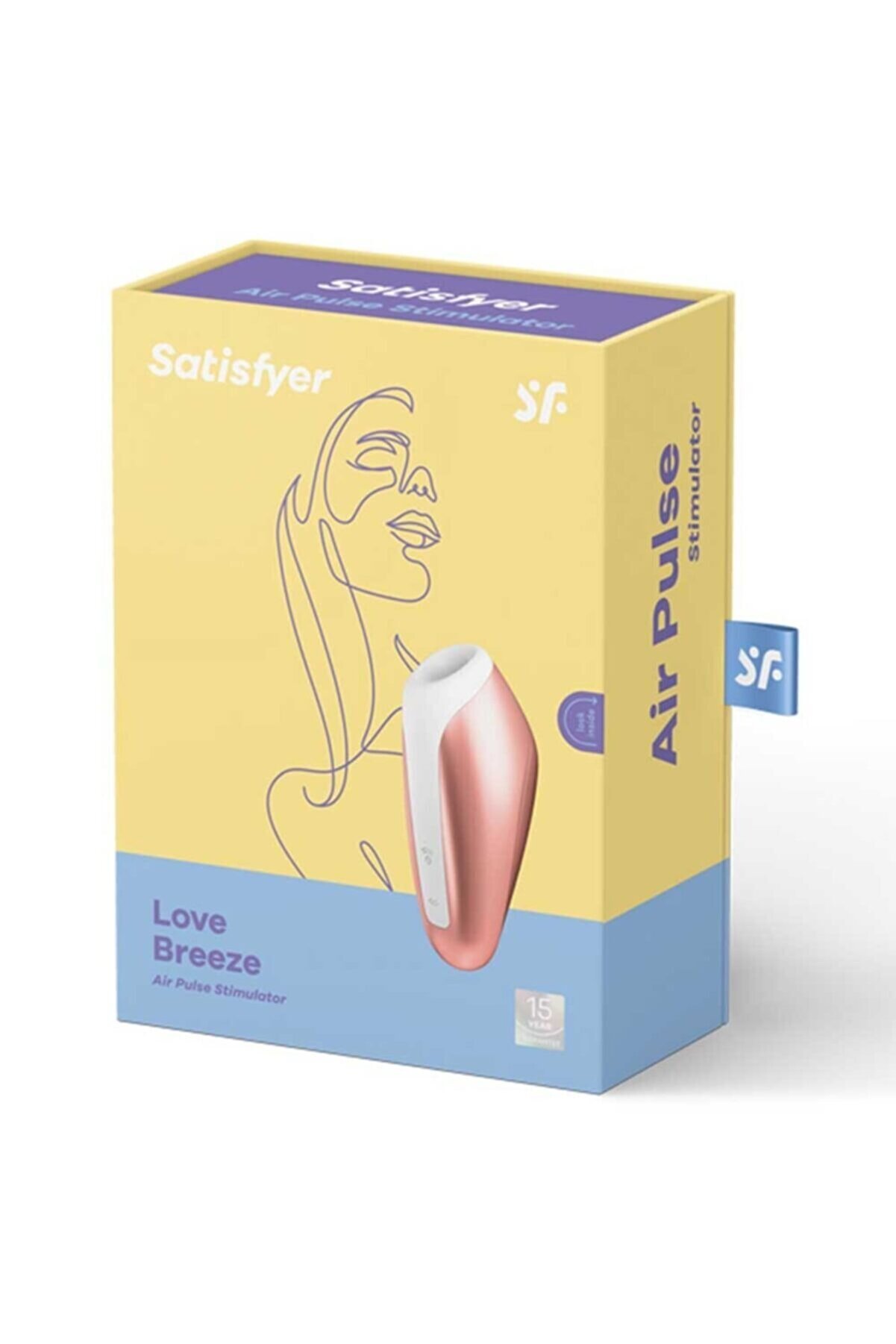 Sati̇sfyer Love Breeze Copper Ai̇r Pluse Emi̇ş G&uuml;&ccedil;l&uuml; Kli̇toral Vi̇brat&ouml;r