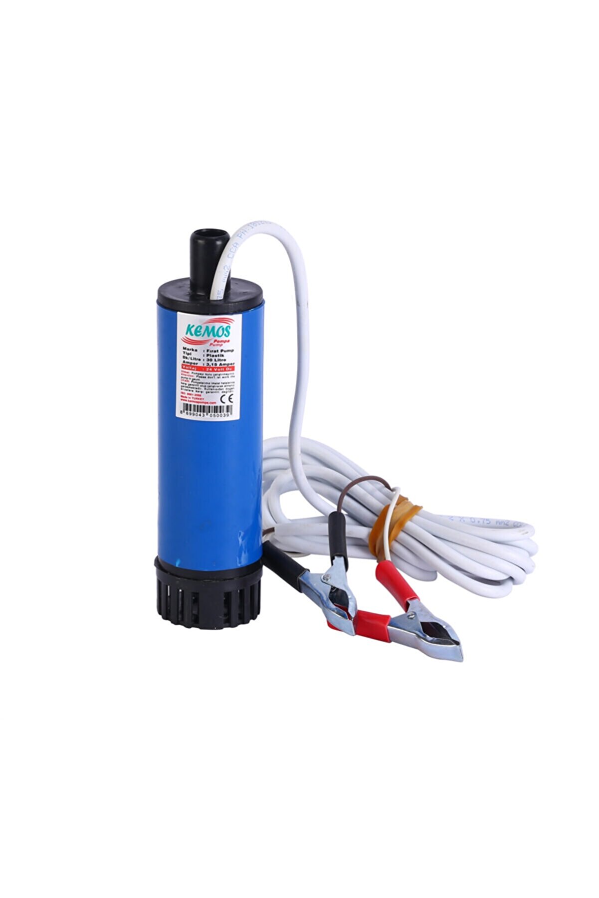 Kemos Di̇cle Plasti̇k 12V Dalgıç Mazot Ve Sıvı Aktarım Pompası