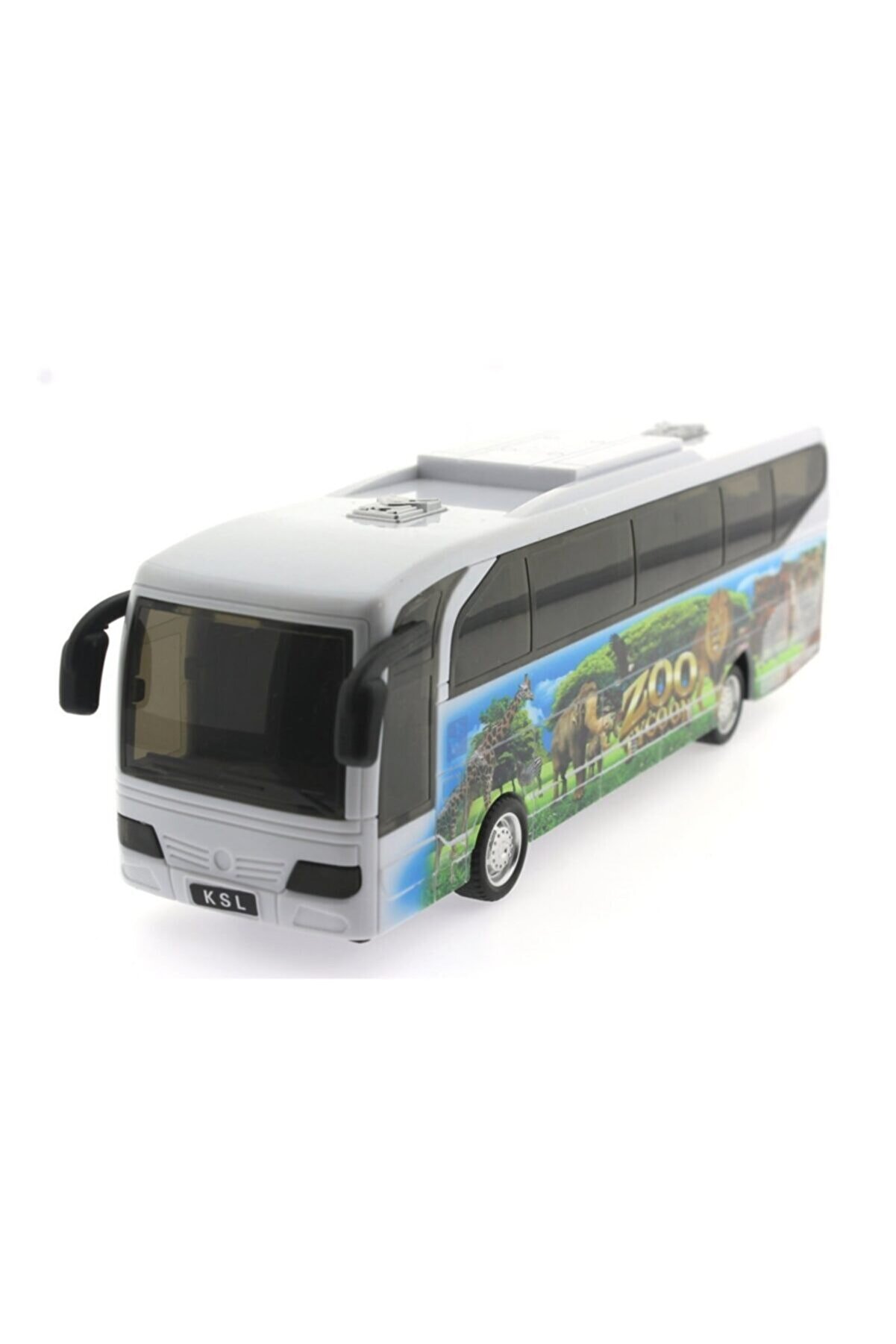 Mega Oyuncak BUĞZ Sürtmeli Sesli ve Işıklı Hayvanat Bahçesi Otobüsü