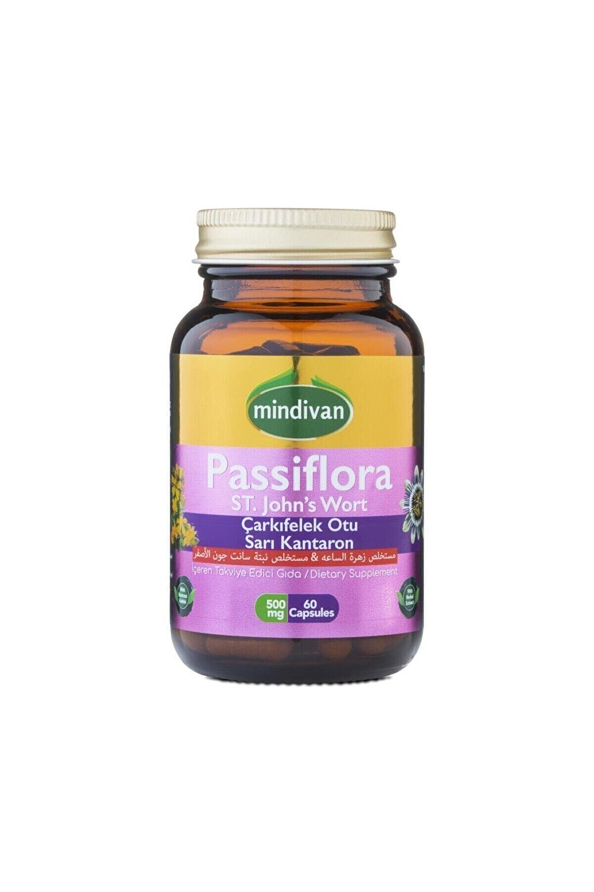 Çarkıfelek Otu&Kantaron Ekstreli̇ 60 Kapsül 500Mg 2Adet
