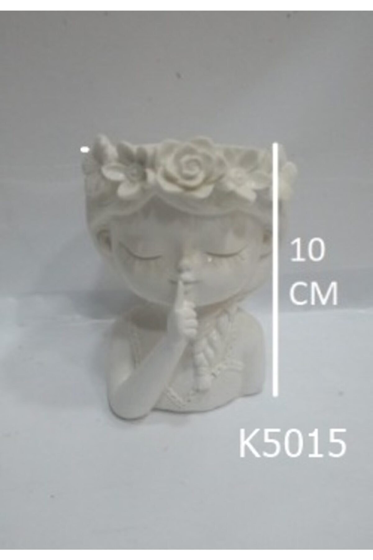 Kalıpcınızburada Çi̇çekli̇ Kız Saksı Si̇li̇kon Kalıp