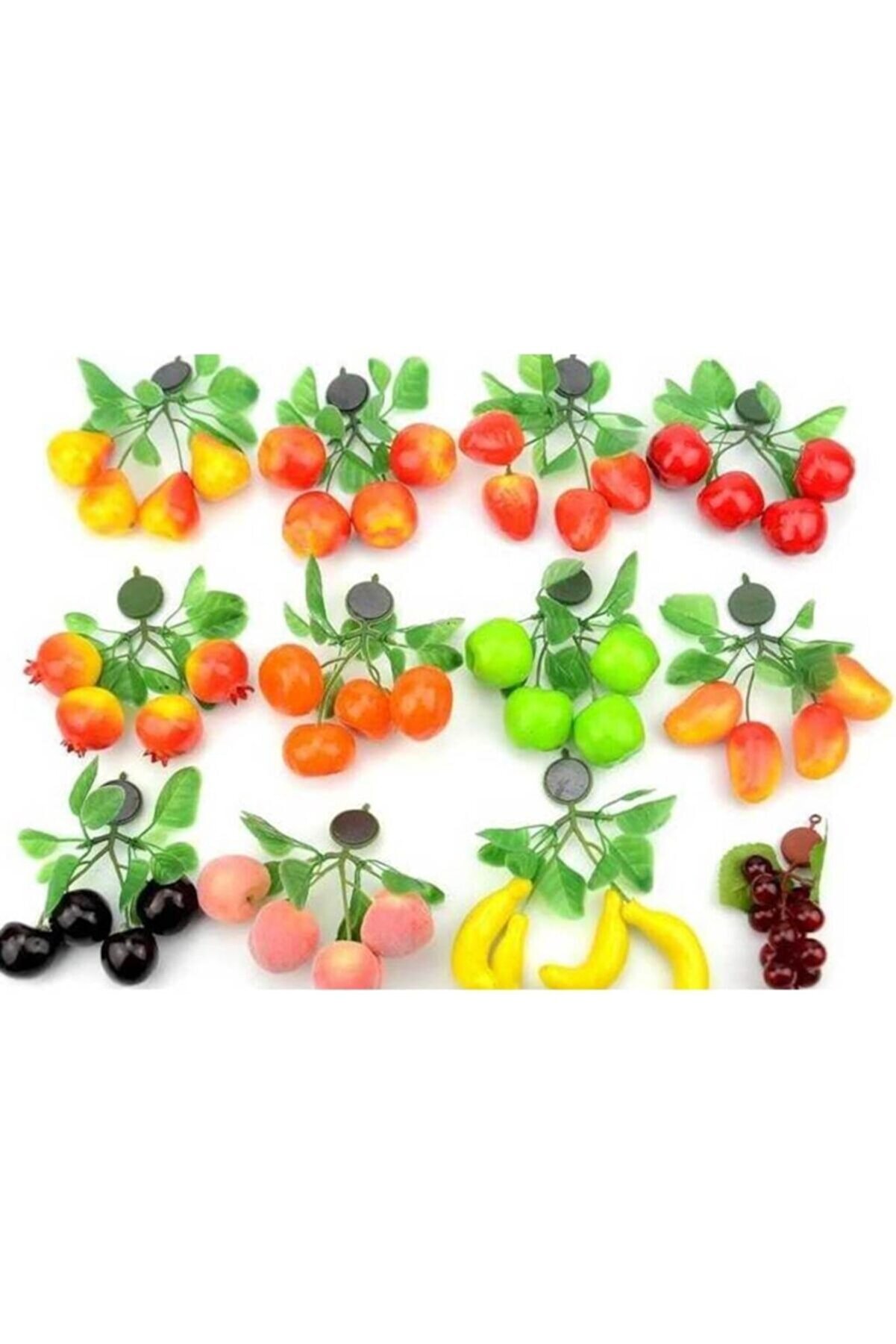 Up Magnetli̇ Yapay Meyve Dalı 9 Adet Bi̇rden