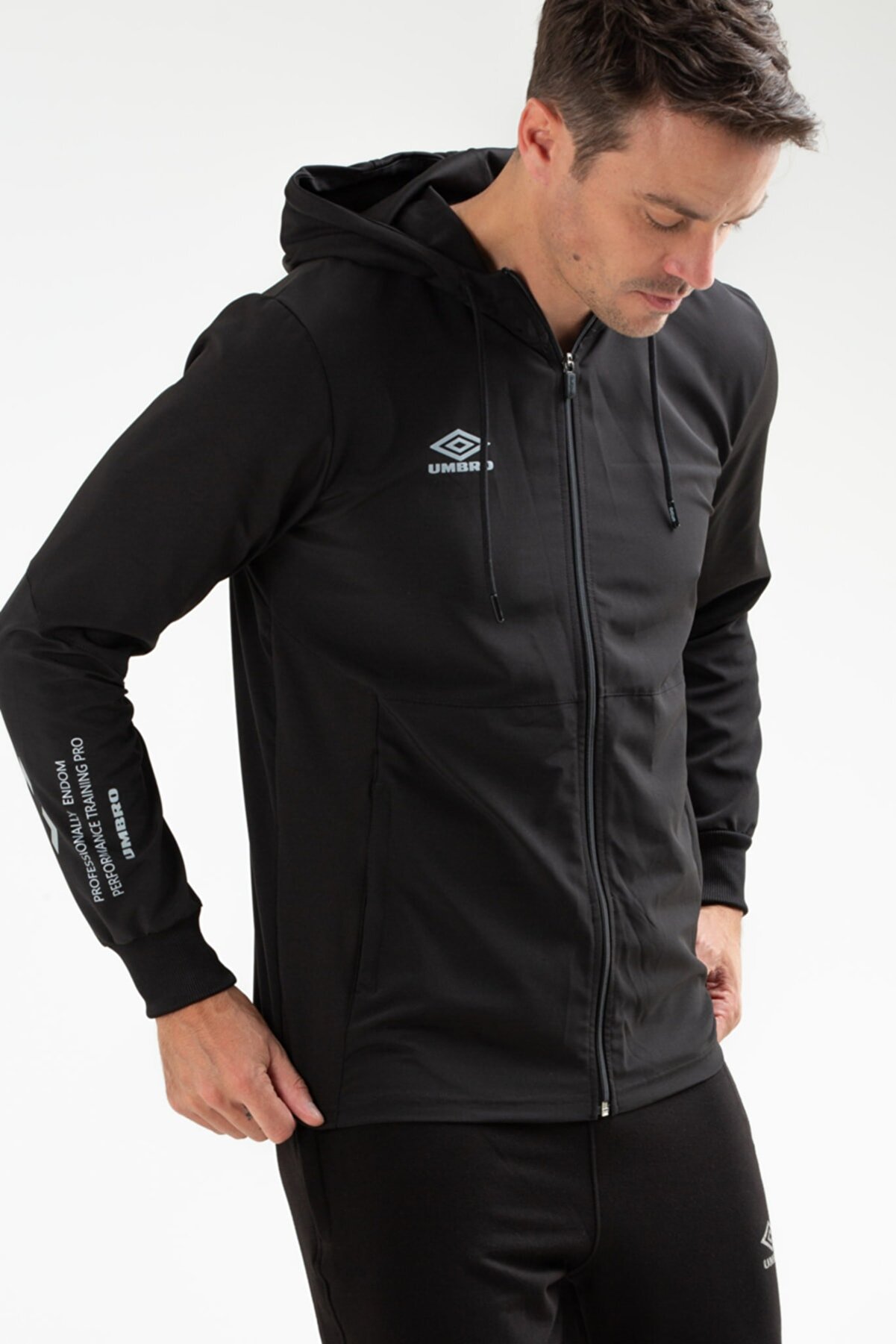 Umbro Tc-0082 Flet Sweat Si̇yah