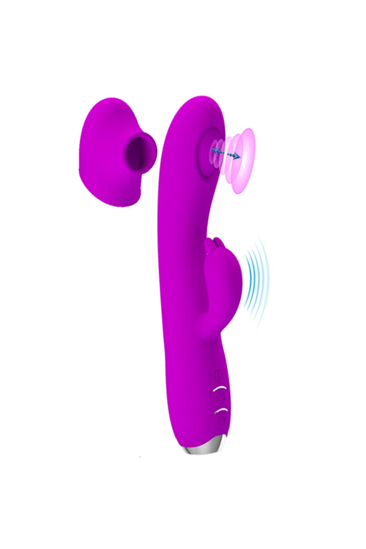 Erox Pretty Love Regi̇na Purple Nabız Darbeli̇ Ve Iti̇ci̇ G&uuml;&ccedil; Rabbi̇t Vi̇brat&ouml;r