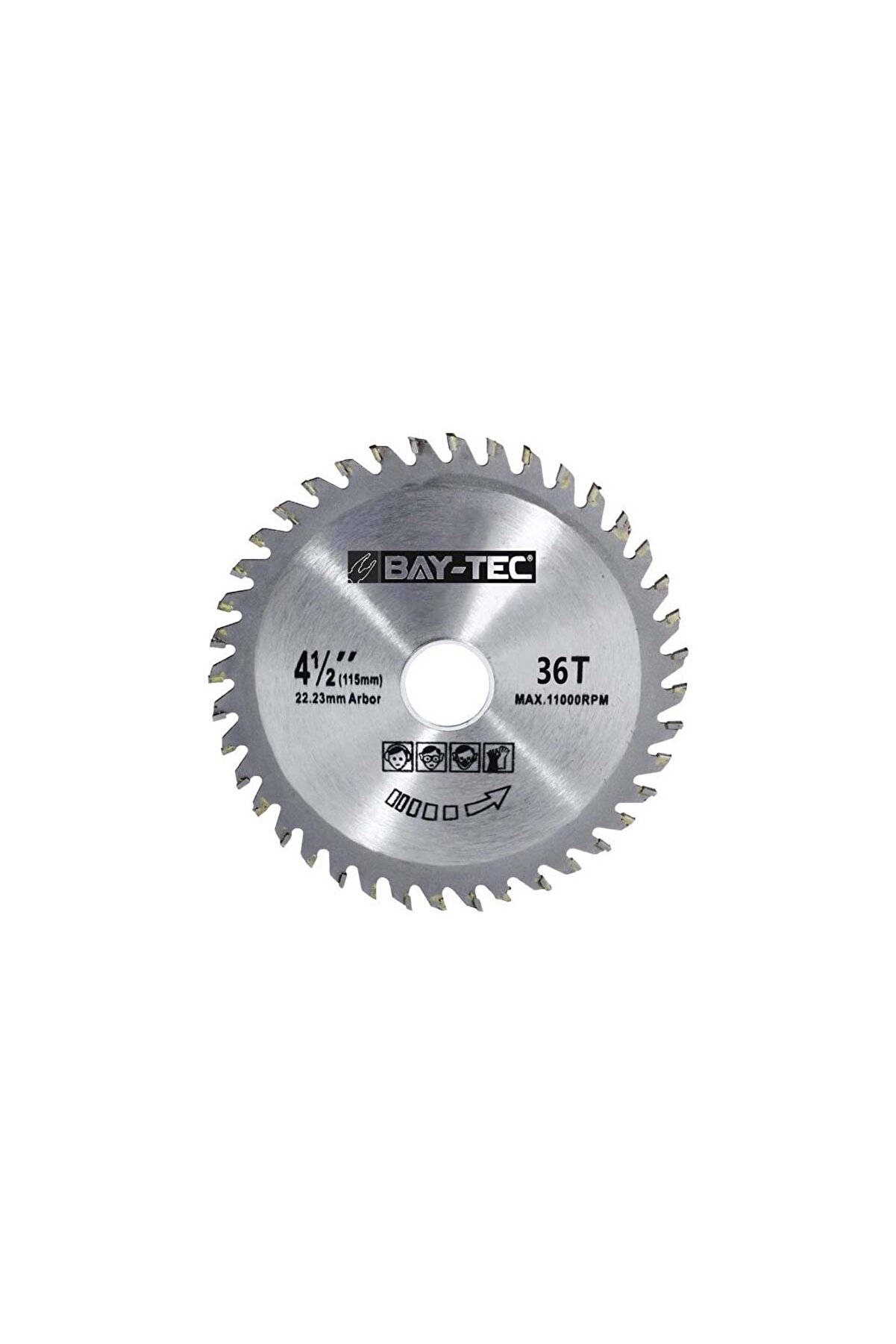 Baytec Elmas Ahşap Kesme Testeresi Taşlama 115x22 Mm 36t