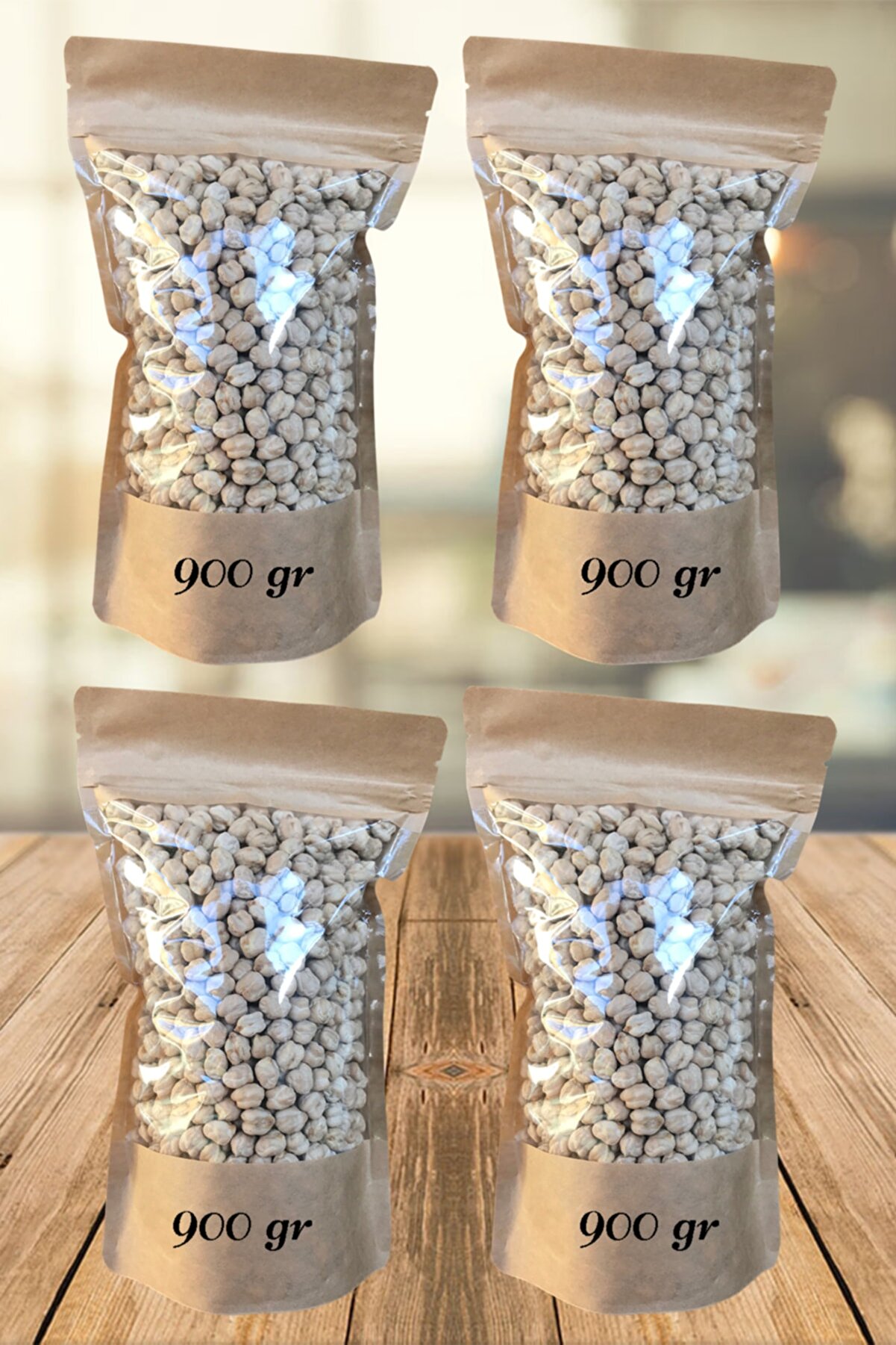 Mustafa Baloğlu Bal &Uuml;r&uuml;nleri̇ Iri̇ Nohut 4 X 800 Gr