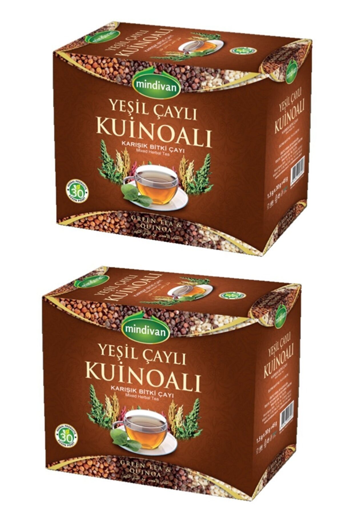 Yoğun Yeşi̇l Çaylı Kui̇noa (Ki̇noa) Çayı