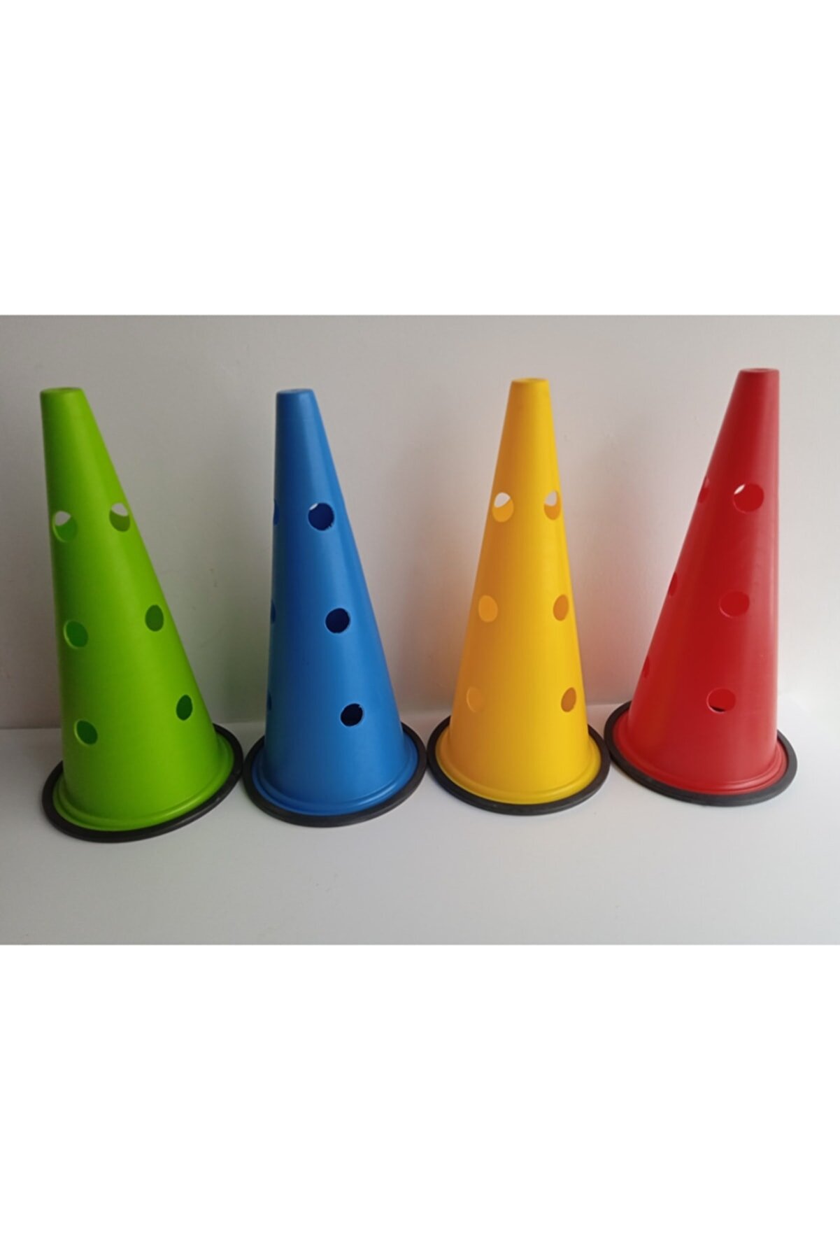 Gi̇hamsport 42 Cm Deli̇kli̇ Antrenman Huni̇si̇ ( 12 Li̇ Set ) Yeşi̇l - Sarı - Kırmızı - Mavi̇ - Beyaz