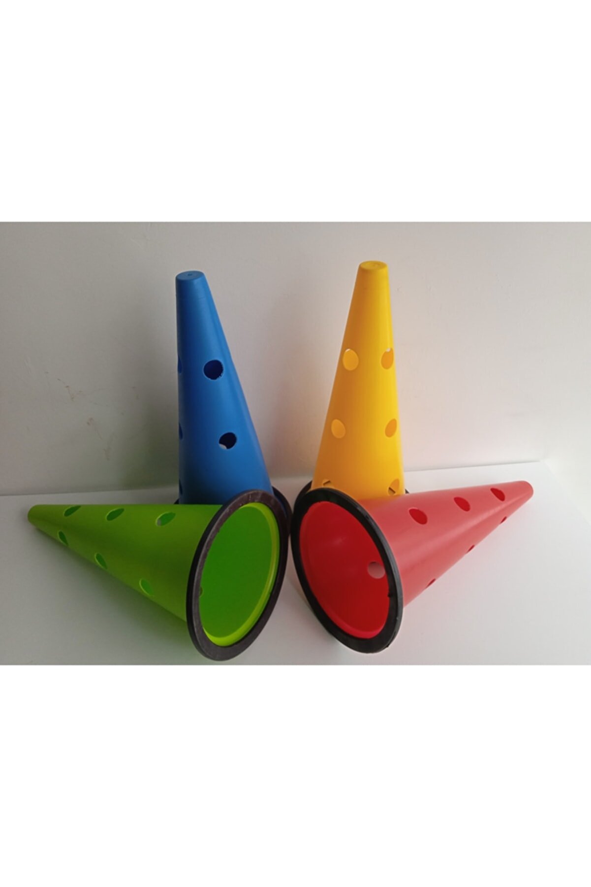 Gi̇hamsport 42 Cm Deli̇kli̇ Antrenman Huni̇si̇ ( 12 Li̇ Set ) Yeşi̇l - Sarı - Kırmızı - Mavi̇ - Beyaz