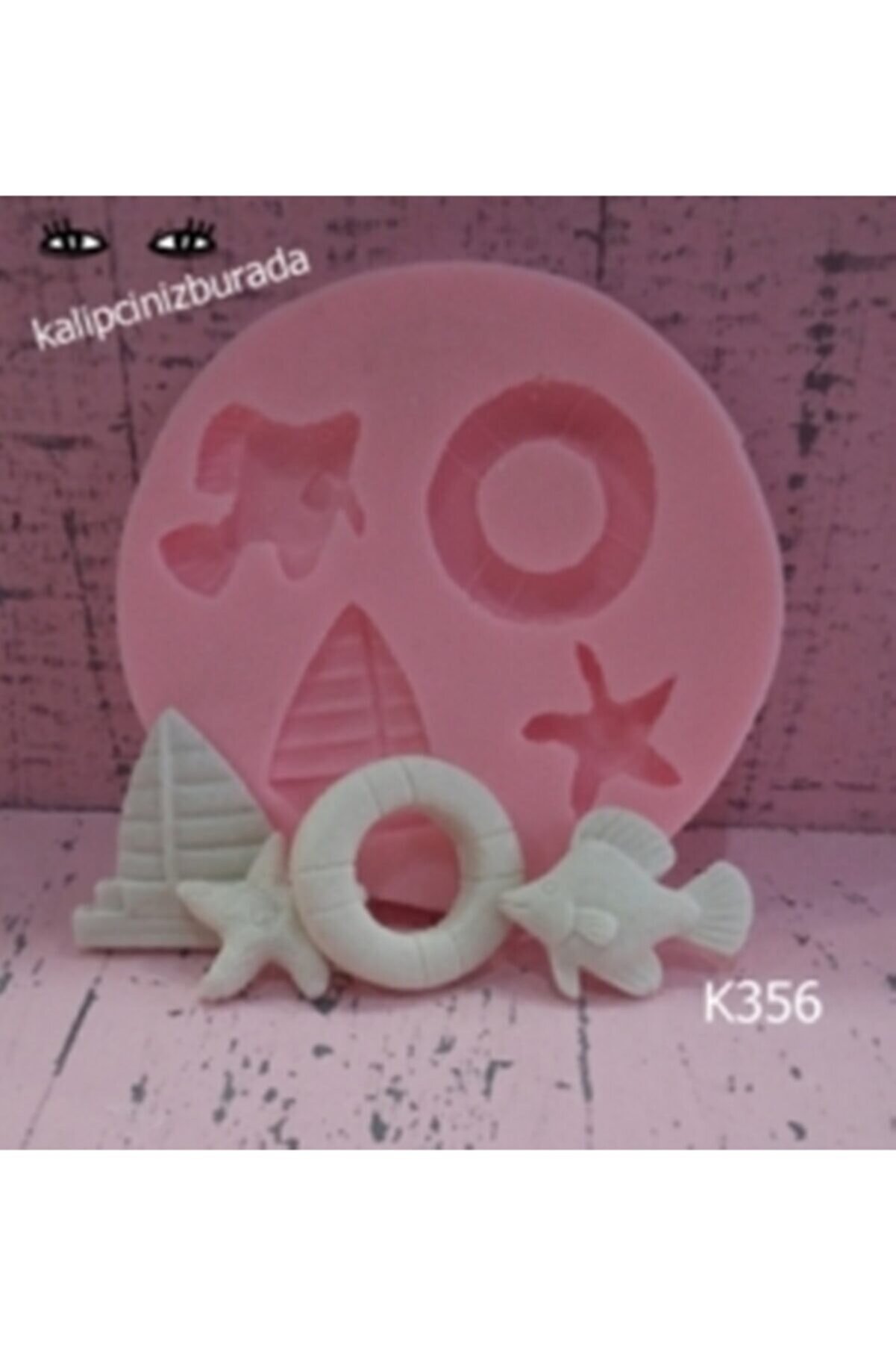 Kalıpcınızburada Deni̇z Temalı Si̇li̇kon Kalıp