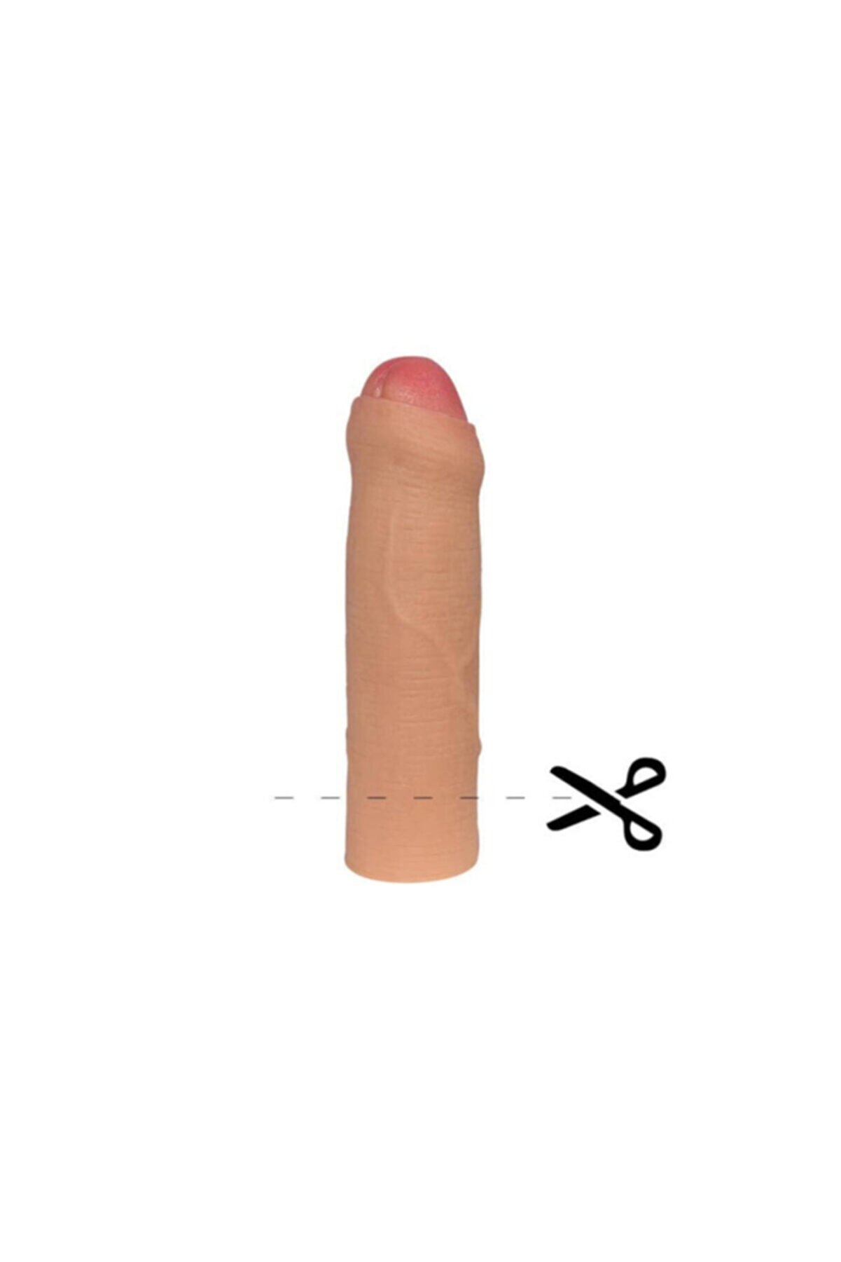 Lovetoy S&uuml;nnet Deri̇li̇ Kesi̇lebi̇li̇r Uzatmalı Peni̇s Kılıfı  17.5 Cm