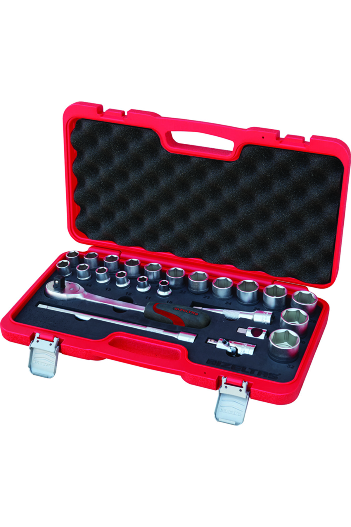 Izeltaş 1113 00 2024 1/2" Altı Köşe Lokma Anahtar Takımı 24 Parça