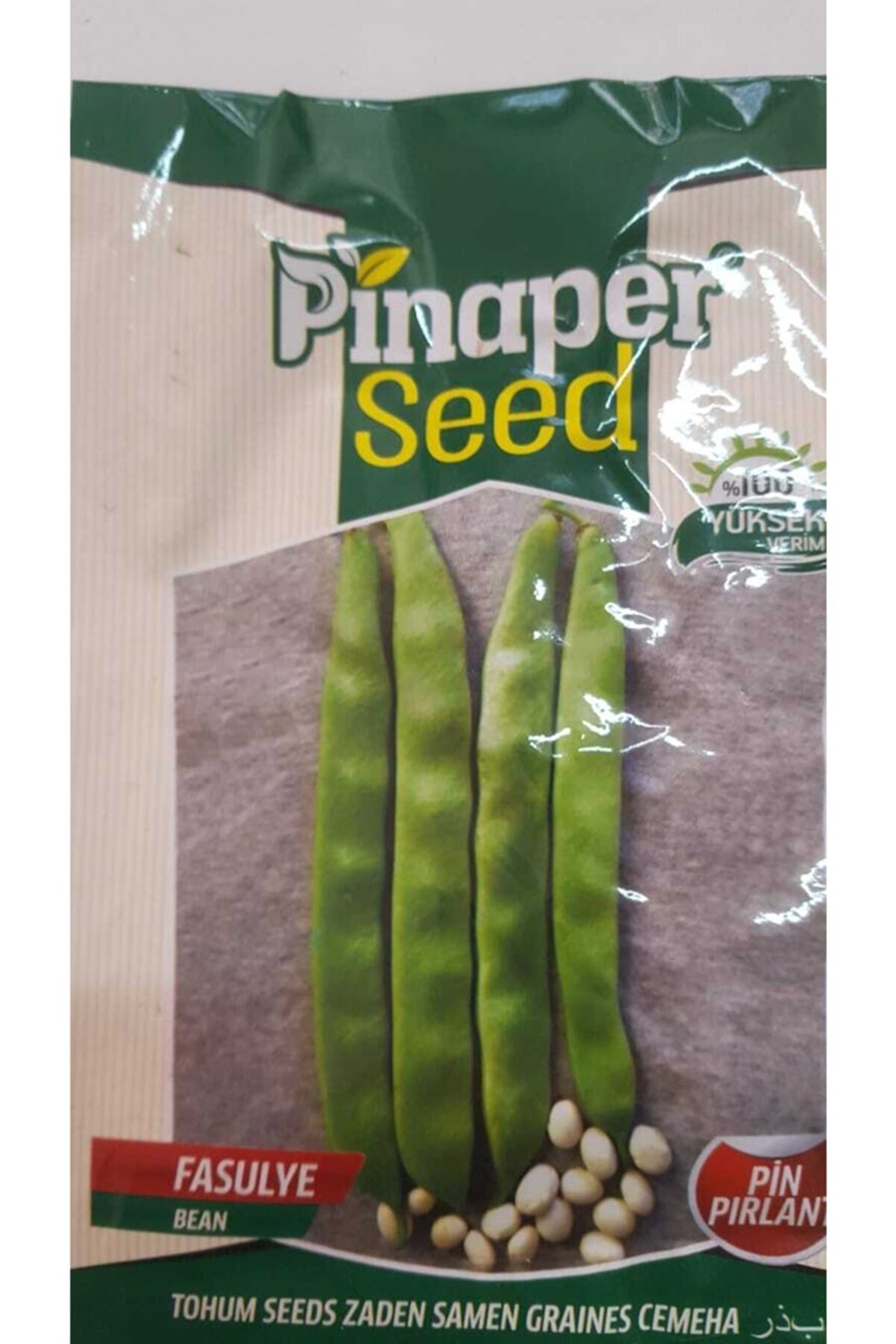 Pi̇naper Seed Fasulye Tohumu 1 Paket %100 Y&uuml;ksek Veri̇mli̇di̇r.