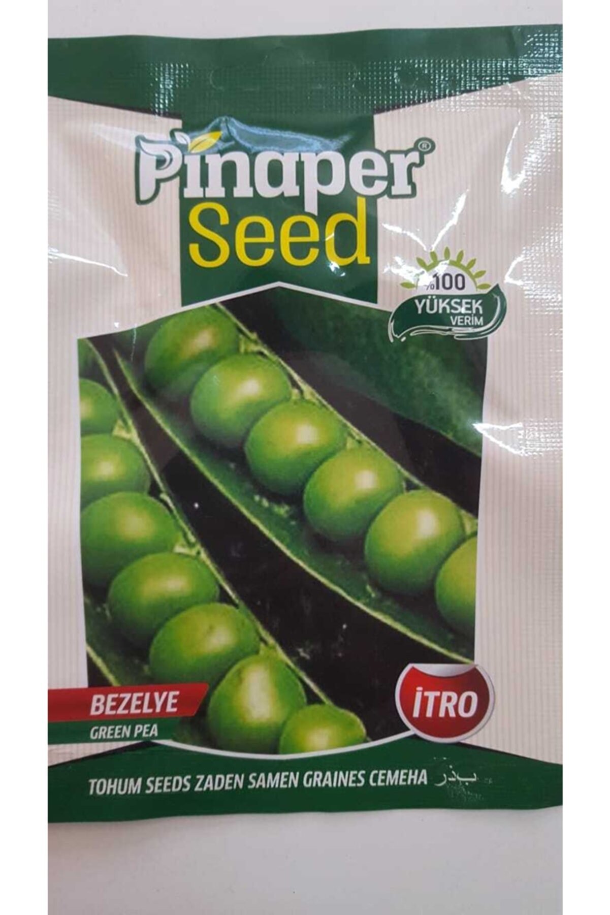 Pi̇naper Seed Bezelye Tohumu 1 Paket %100 Y&uuml;ksek Veri̇mli̇di̇r.