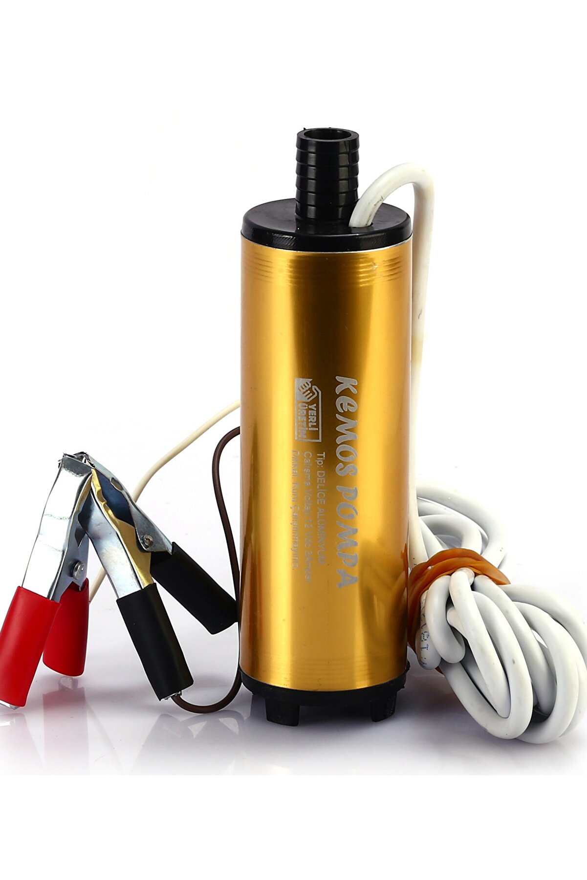 Kemos Aras 24 Volt Alümi̇nyum Dalgıç Ti̇pi̇ Sıvı Aktarma Pompası