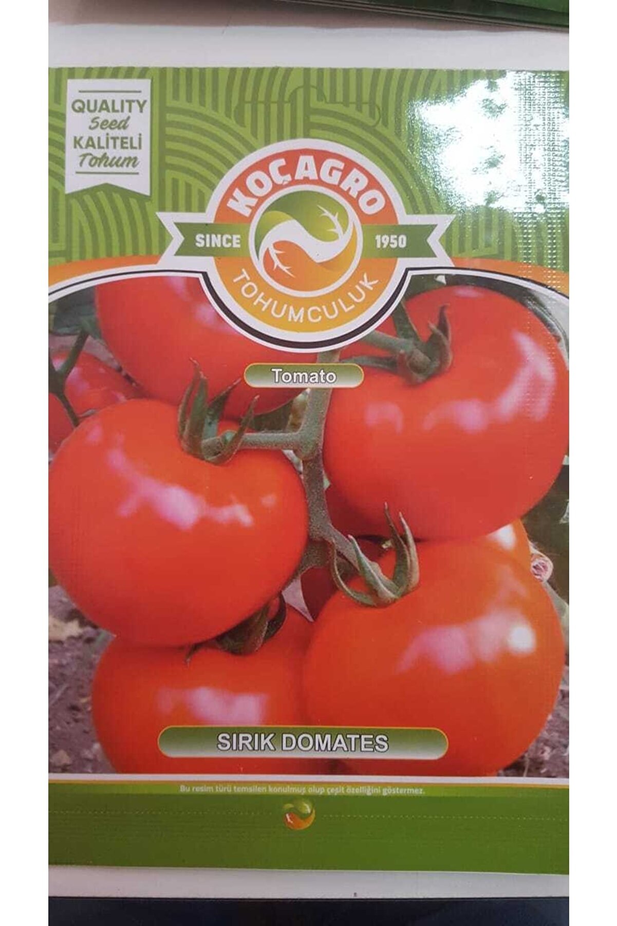 Ko&ccedil;ağro Sırık Domates Tohumu 1 Paket %100 Y&uuml;ksek Veri̇mli̇di̇r.