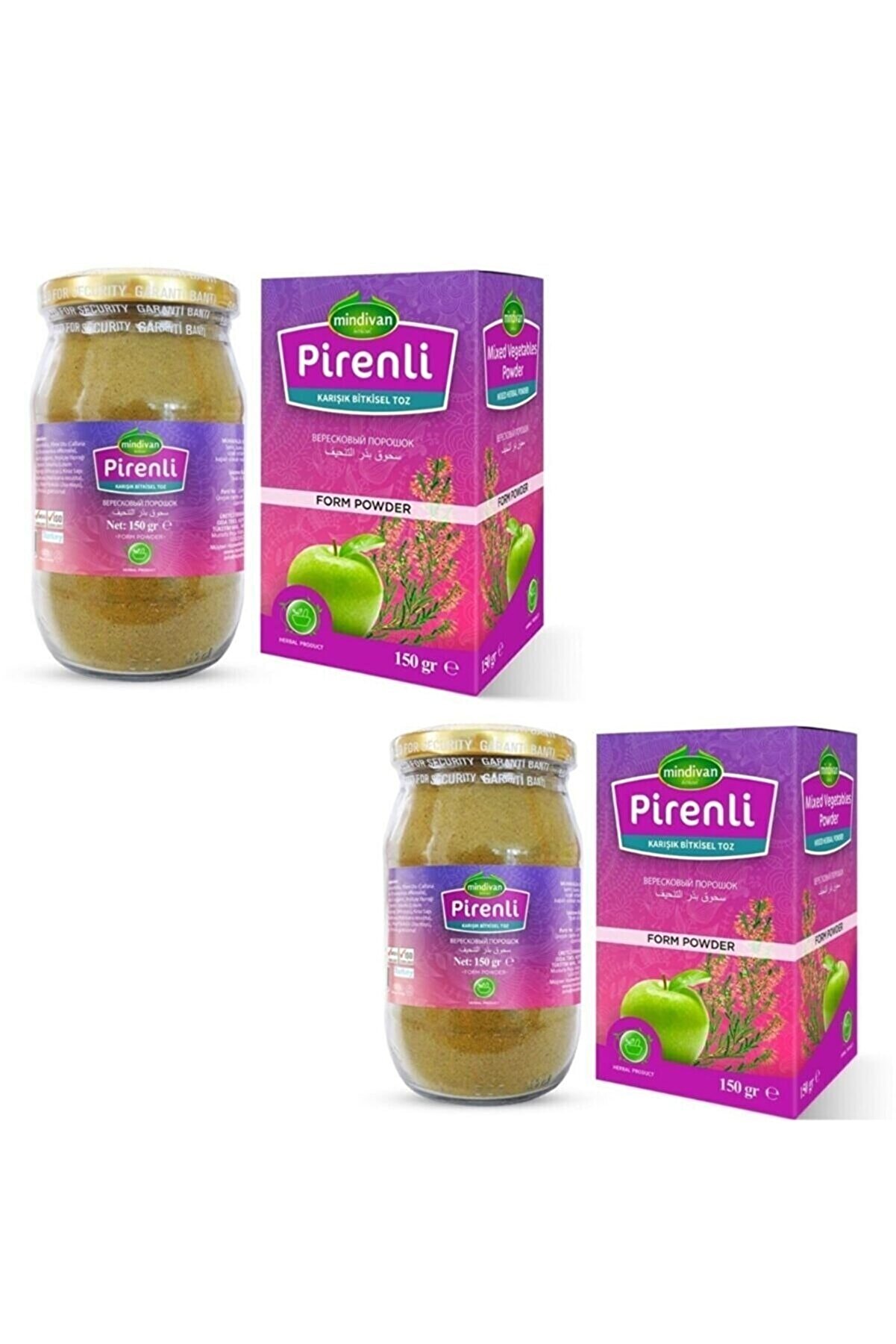 Pi̇renli̇ Form Toz ( Di̇et Destek Ürünü ) X 2 Adet 135 G