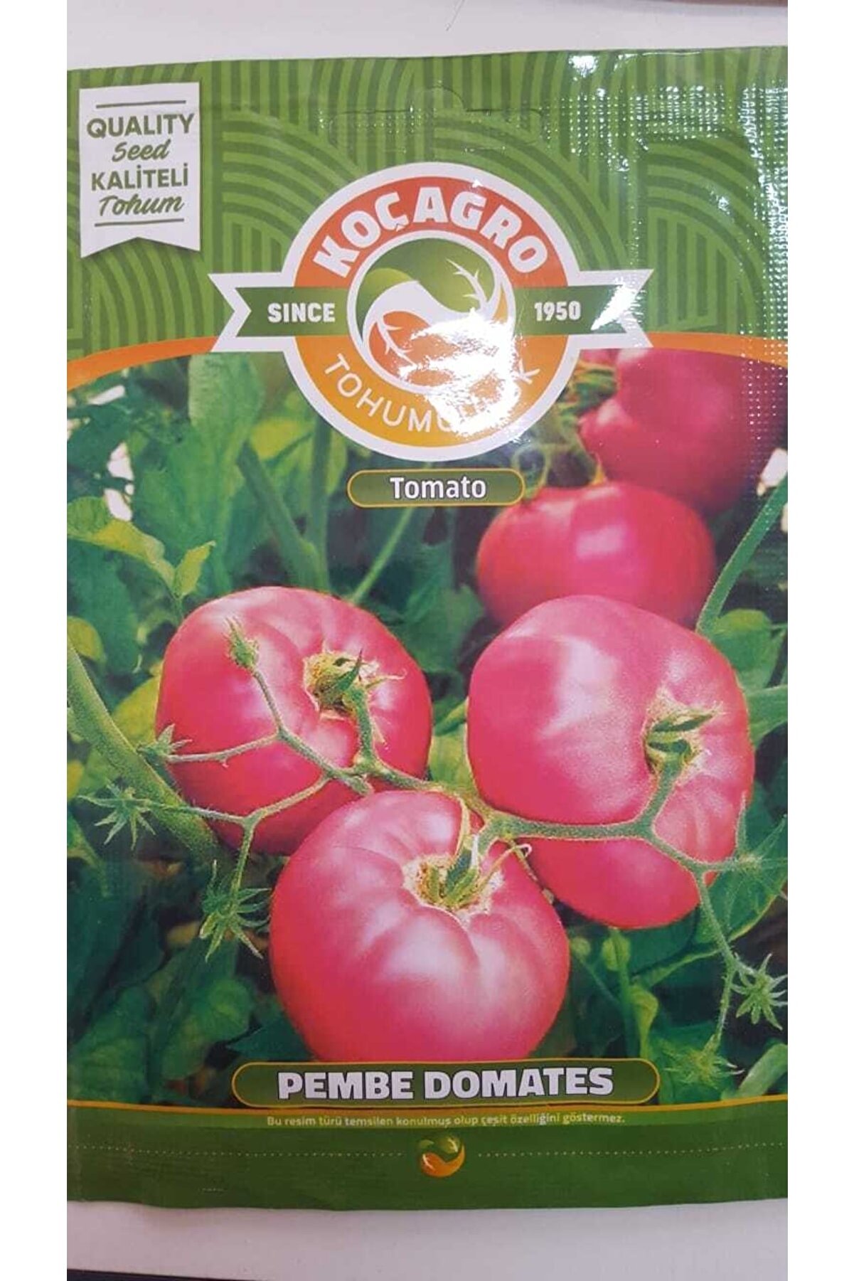 Ko&ccedil;ağro Pembe Domates Tohumu 1 Paket %100 Y&uuml;ksek Veri̇mli̇di̇r.