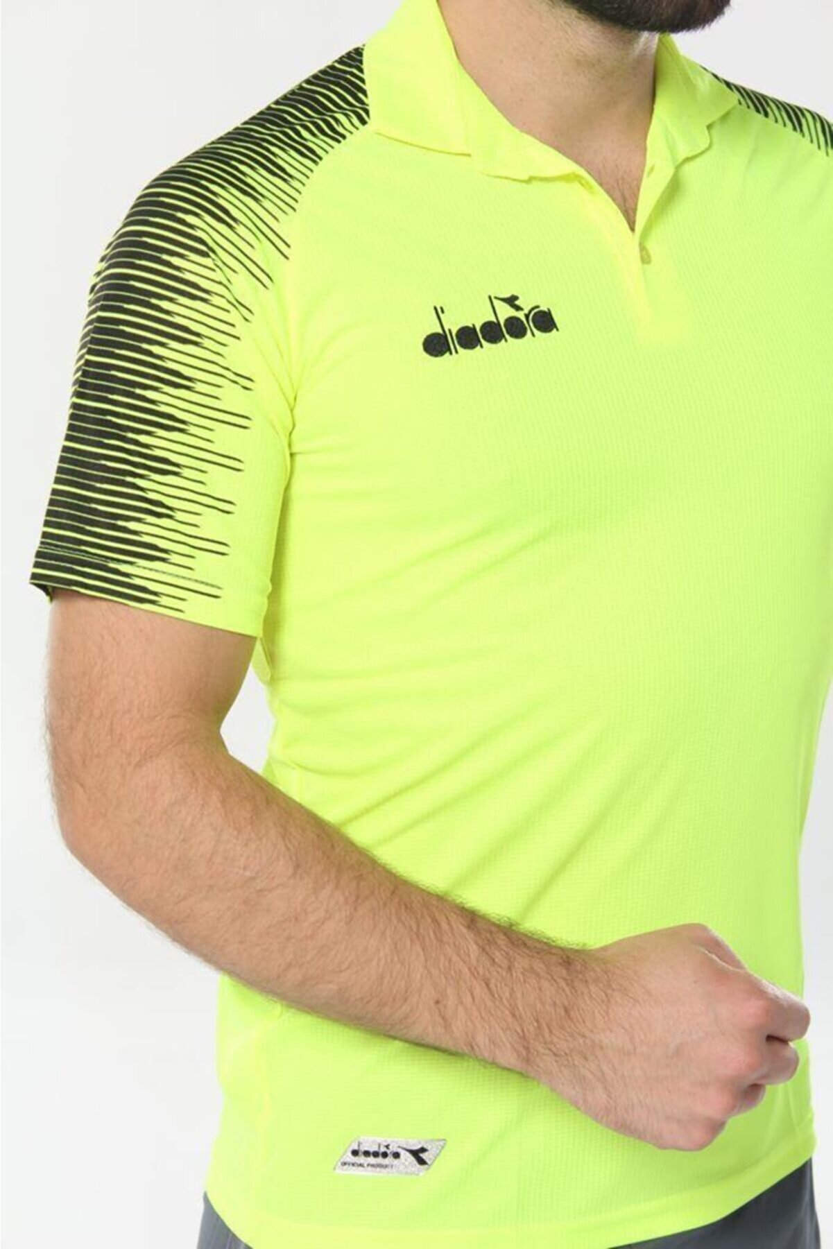 Di̇adora Uni̇sex Yeşi̇l Ri̇ti̇m Kamp Polo T-Shi̇rt