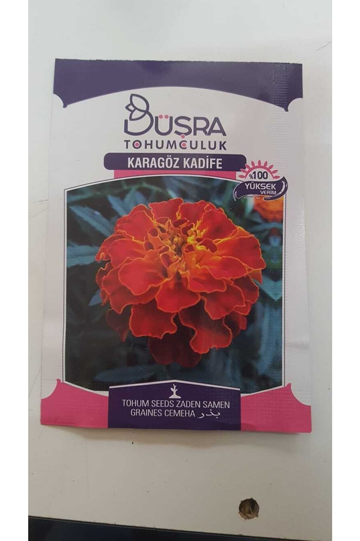 B&uuml;şra Karag&ouml;z Kadi̇fe &Ccedil;i̇&ccedil;ek Tohumu %100 Veri̇mli̇