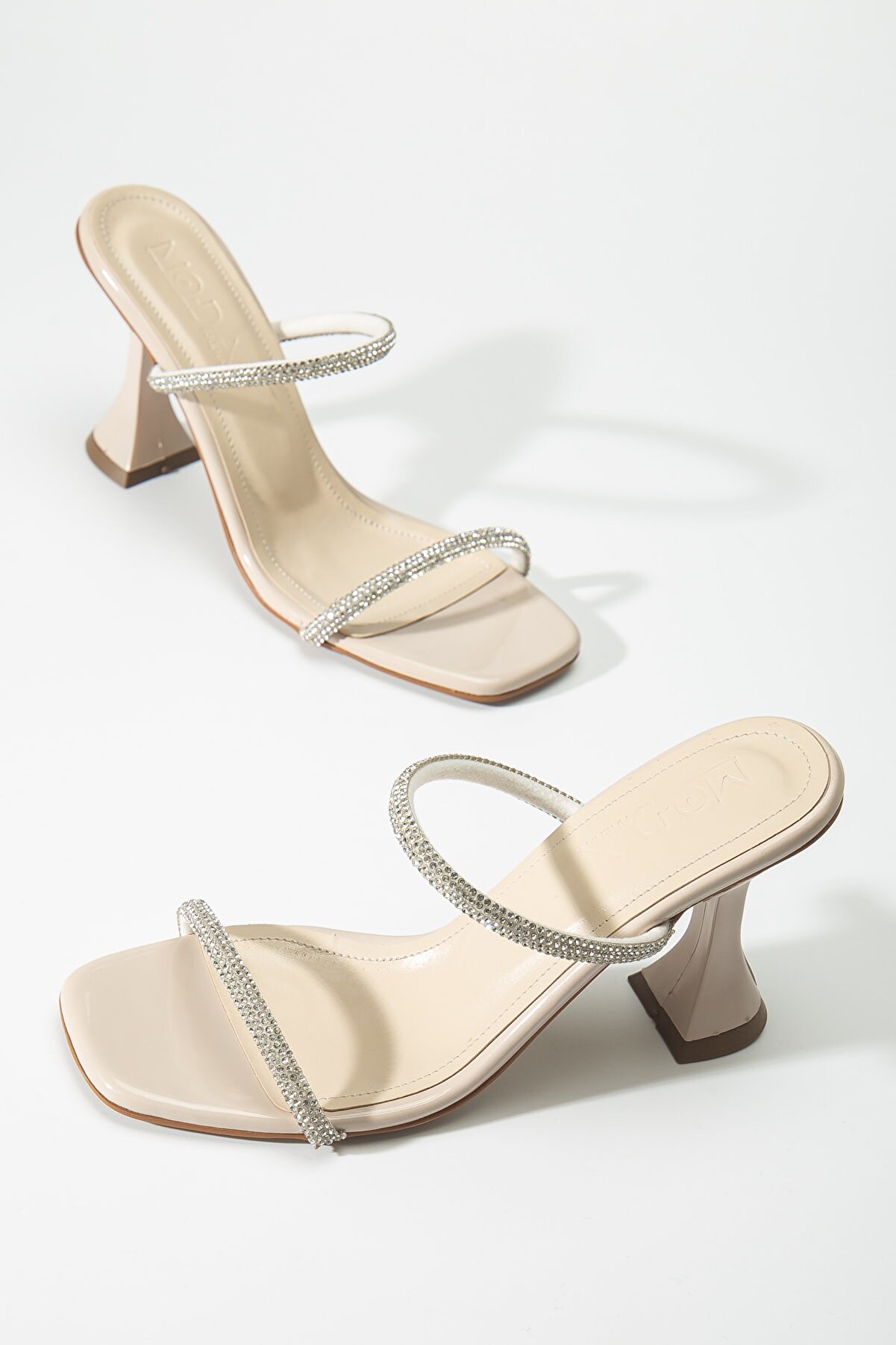 Gult Kadın Kadeh Topuklu Terli̇k Ten Rugan