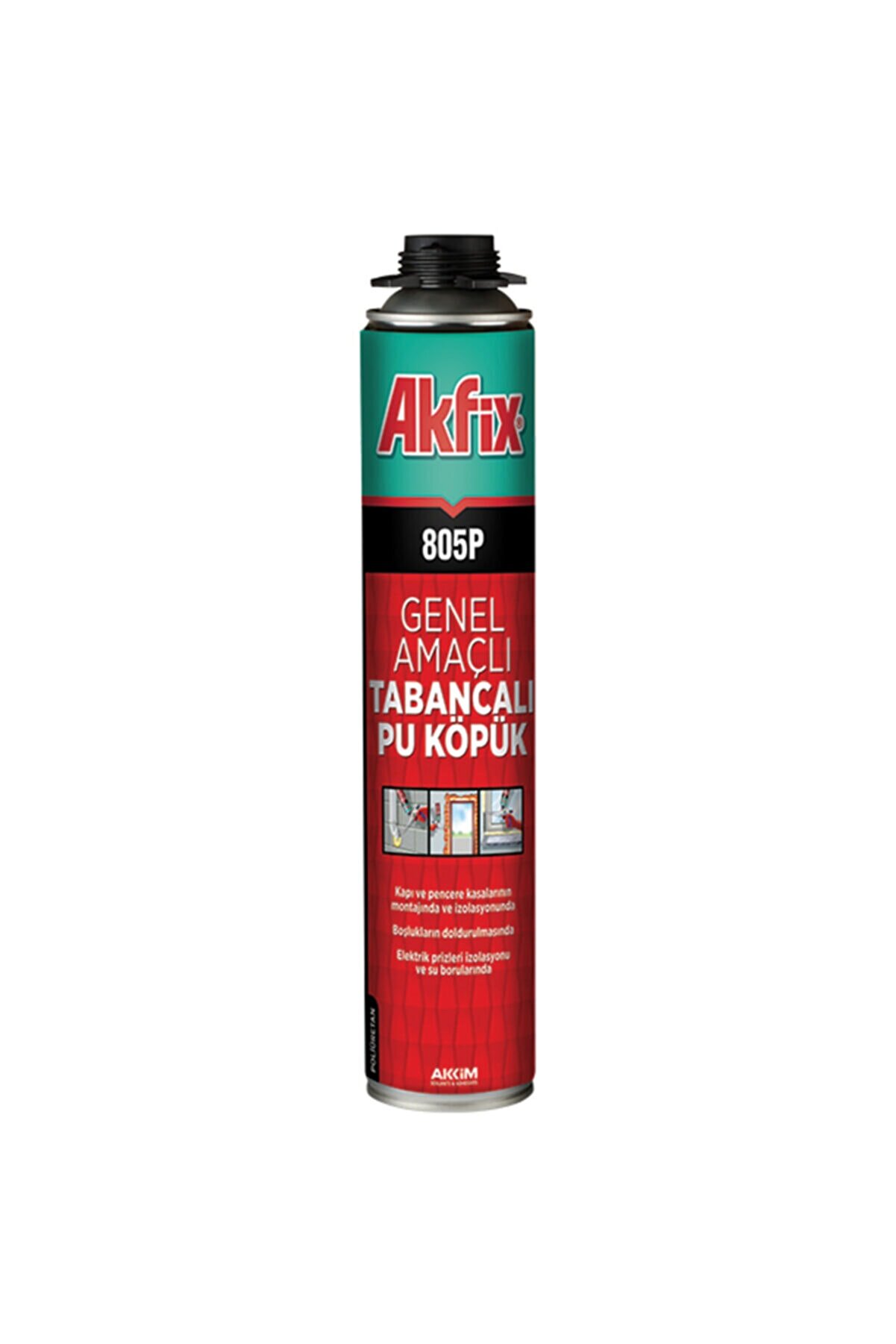 Akfix Profesyonel Pu Tabancalı Köpük 805p