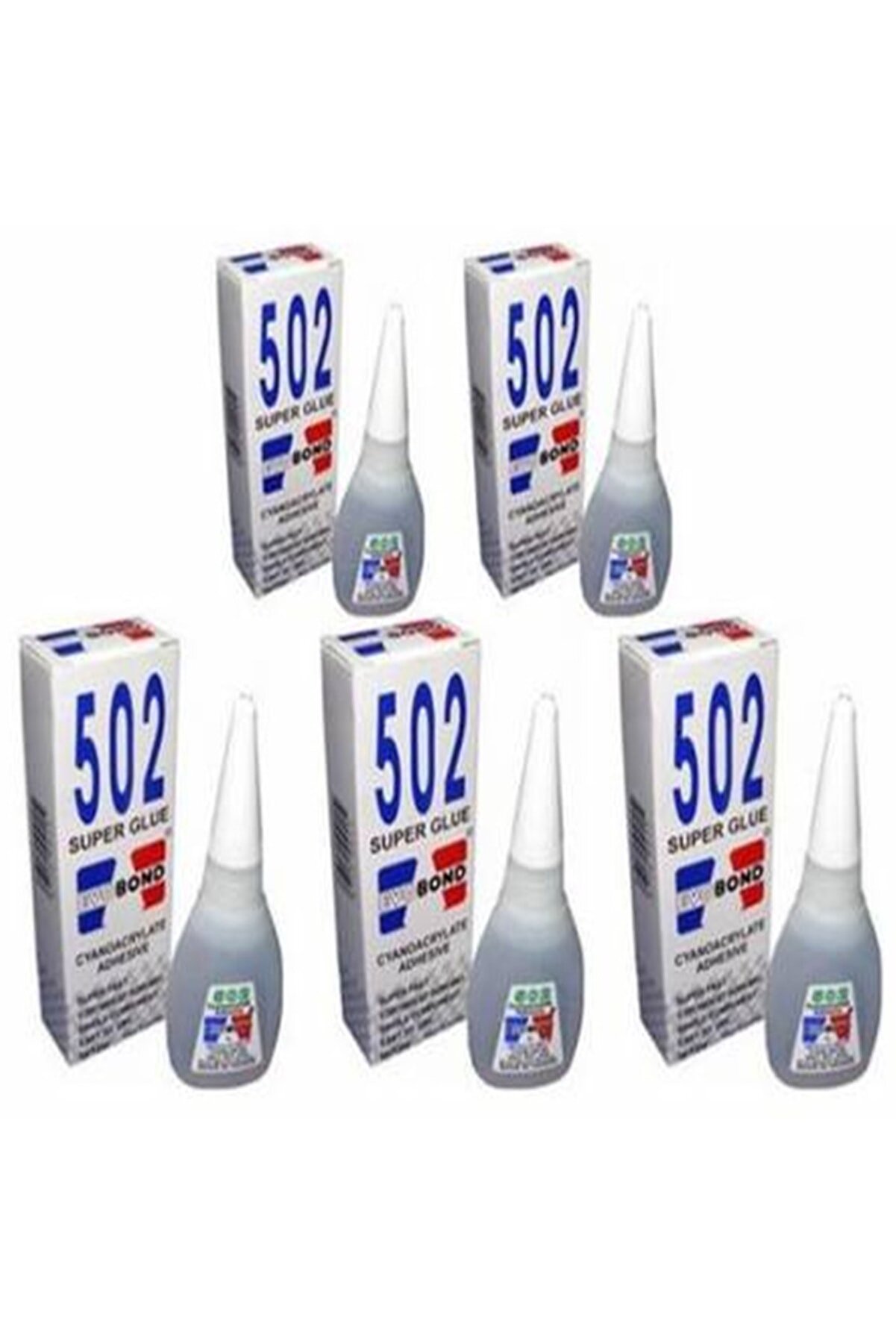 EvoBond 502 Japon Yapıştırıcısı 20 Gr (5'li Paket)