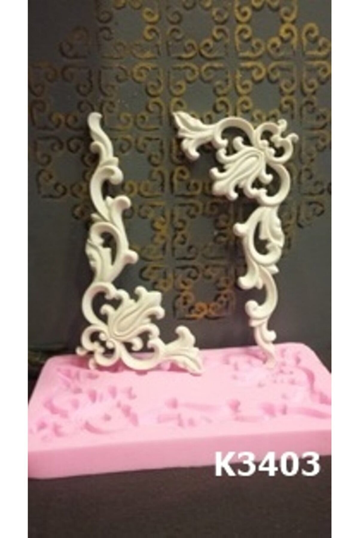 Kalıpcınızburada Dekor Apli̇k Si̇li̇kon Kalıp -K3403