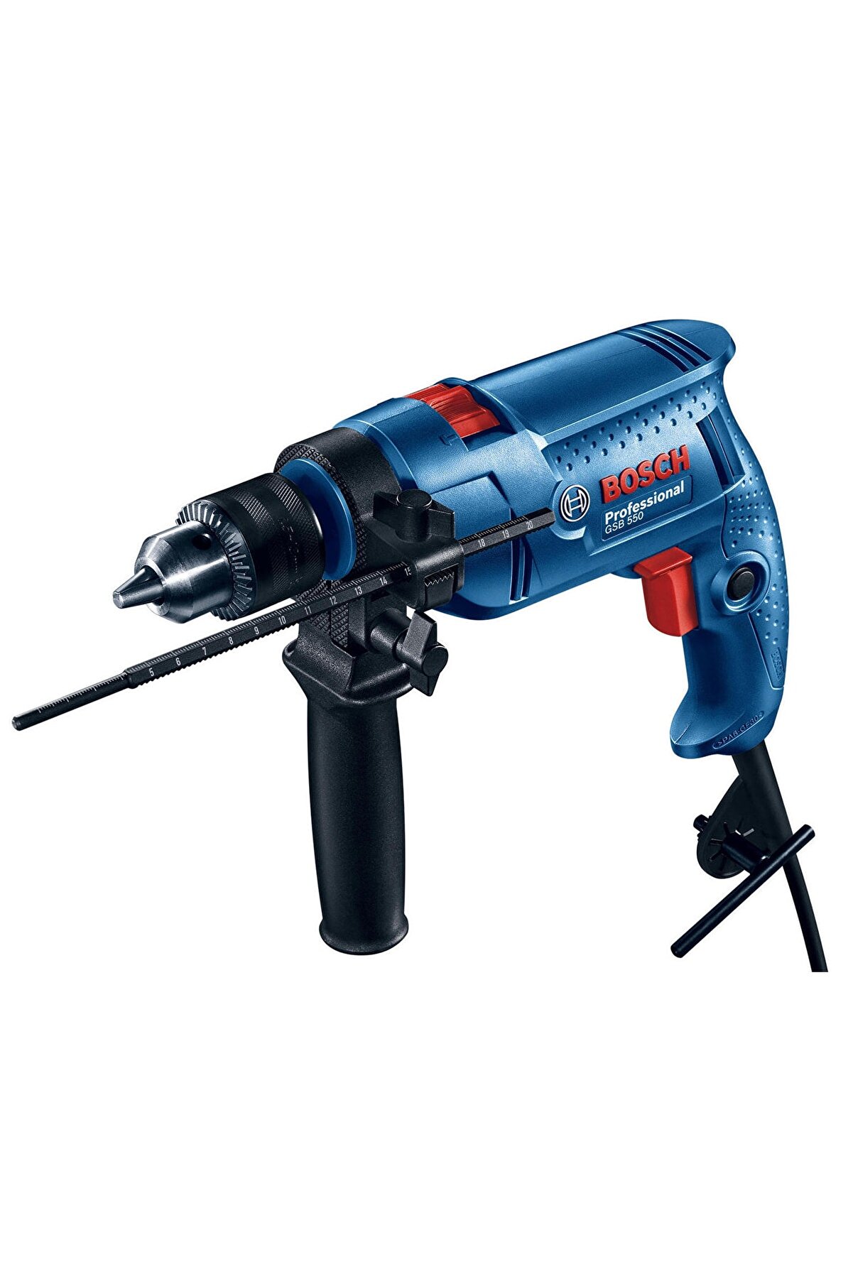 Bosch Gsb 550 Profesyonel Darbeli̇ Matkap + 41 Parça X-Li̇ne Delme Vi̇dalama Matkap Ucu Lokma Seti̇
