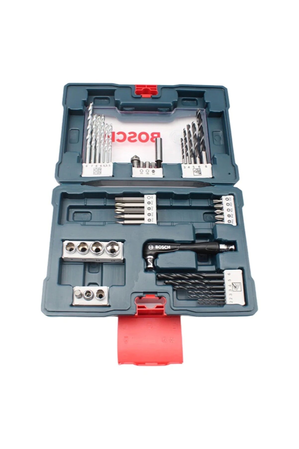 Bosch Gsb 550 Profesyonel Darbeli̇ Matkap + 41 Parça X-Li̇ne Delme Vi̇dalama Matkap Ucu Lokma Seti̇