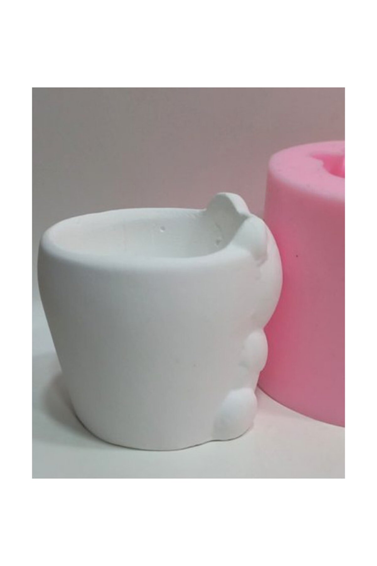 Kalıpcınızburada Ayıcıklı Saksı Si̇li̇kon Kalıp