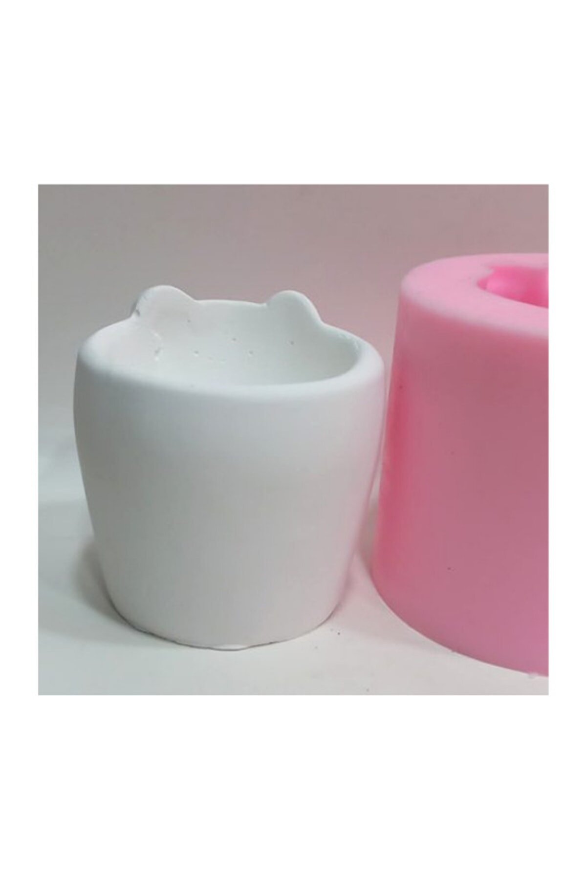 Kalıpcınızburada Ayıcıklı Saksı Si̇li̇kon Kalıp