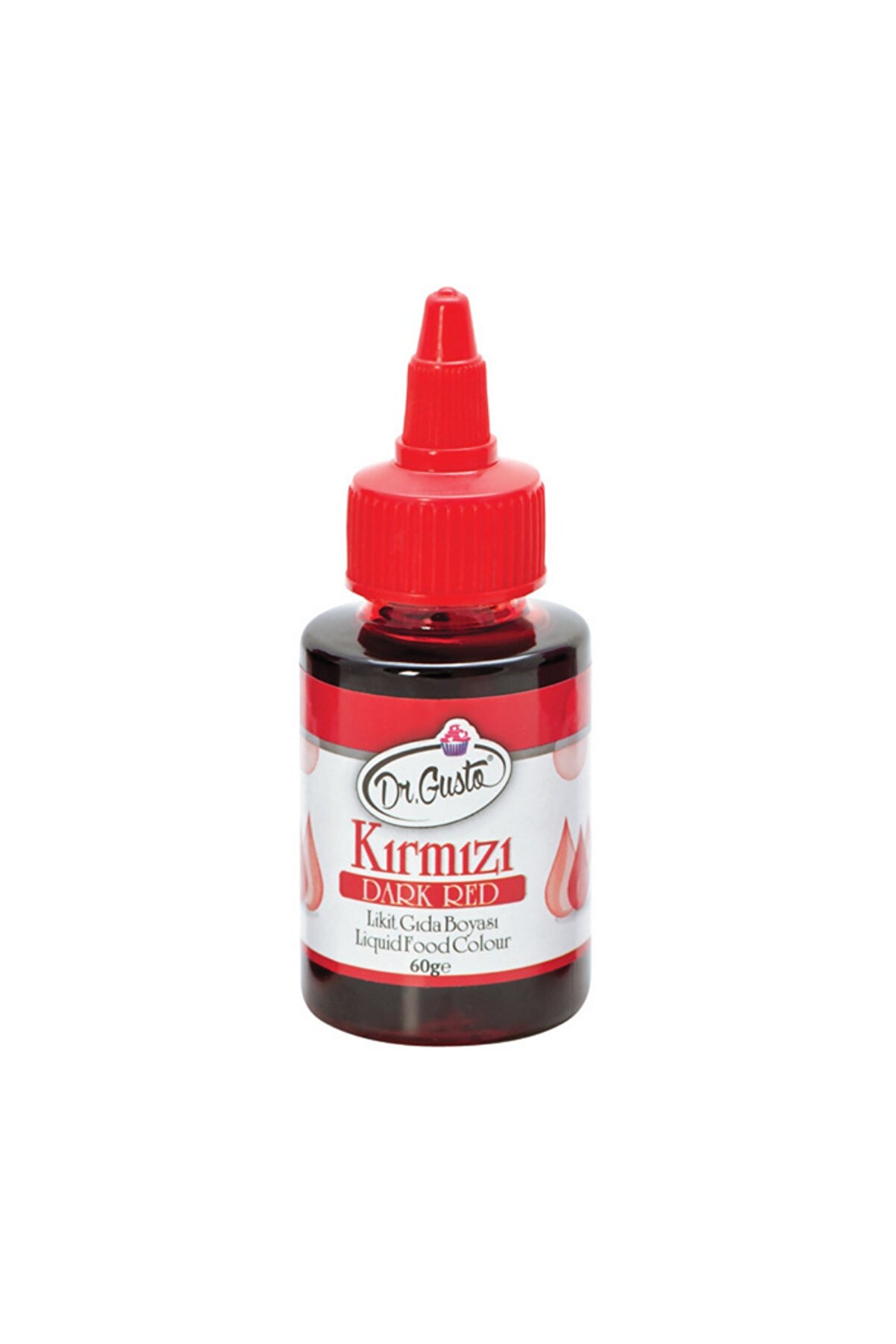 Dr. Gusto Su Bazlı Likit Gıda Boyası 60 G Kırmızı