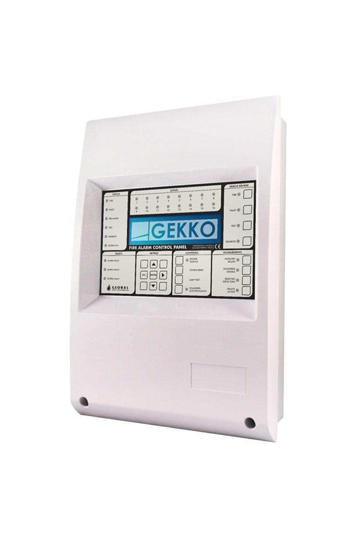 evimdeyokyok Gekko+2 2 Loop Yangın Kontrol Paneli 250 Adres