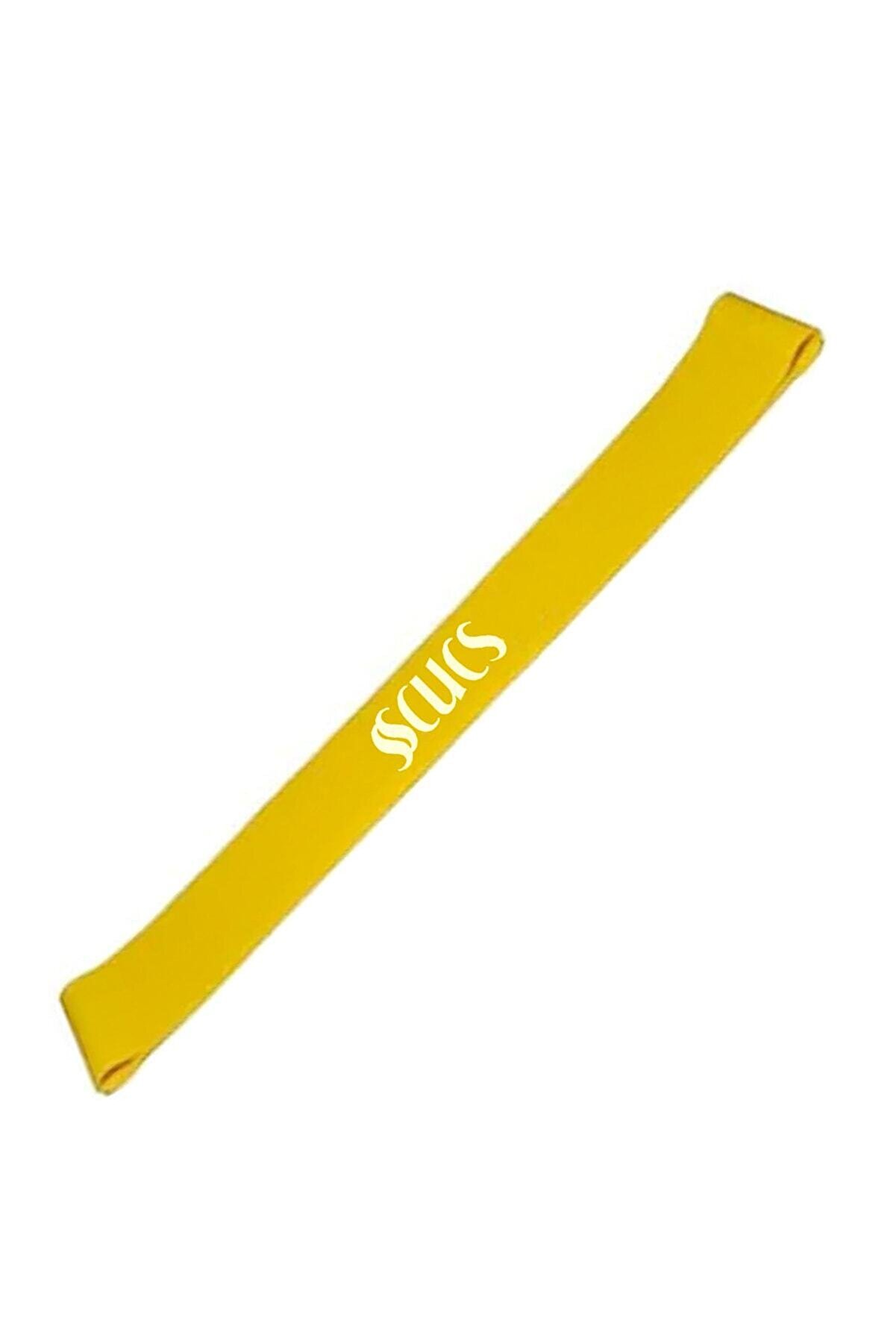 Scucs Sarı Aerobi̇k Lateks Band 5 Cm