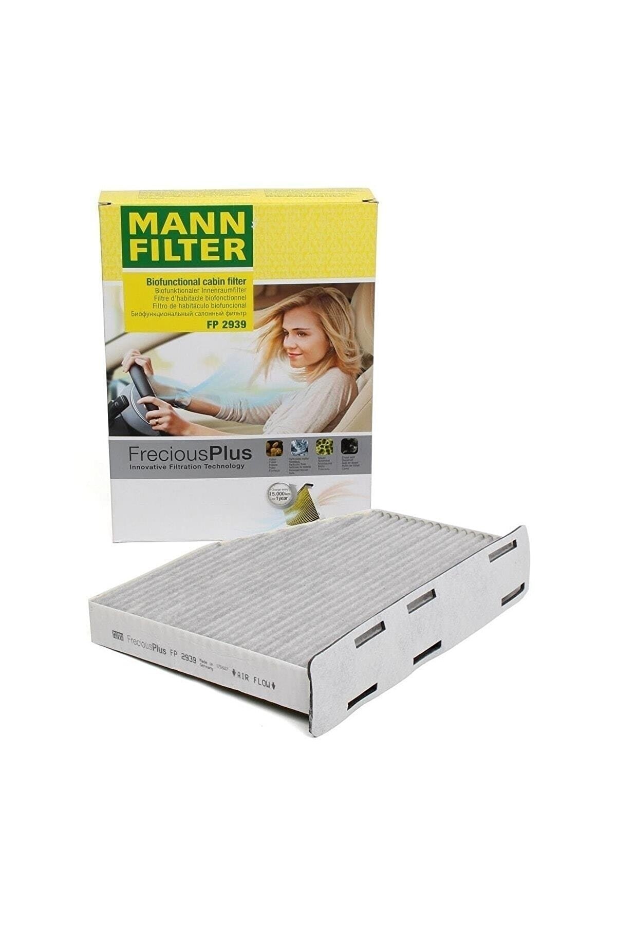 Mann Volkswagen Eos Uyumlu (1F7, 1F8) 2.0 Tdı 100Kw 136Hp Polen Kabi̇n Fi̇ltresi̇ Fp2939