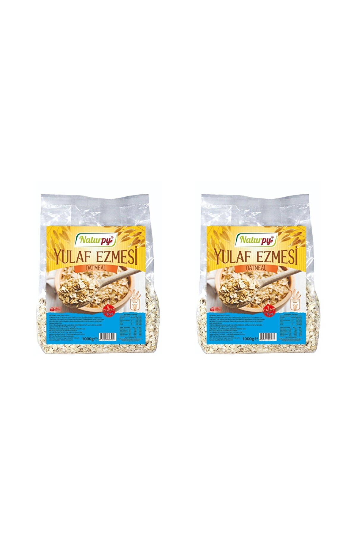 Naturpy Glutensiz Yulaf Ezmesi 1000 Gr X2 Adet