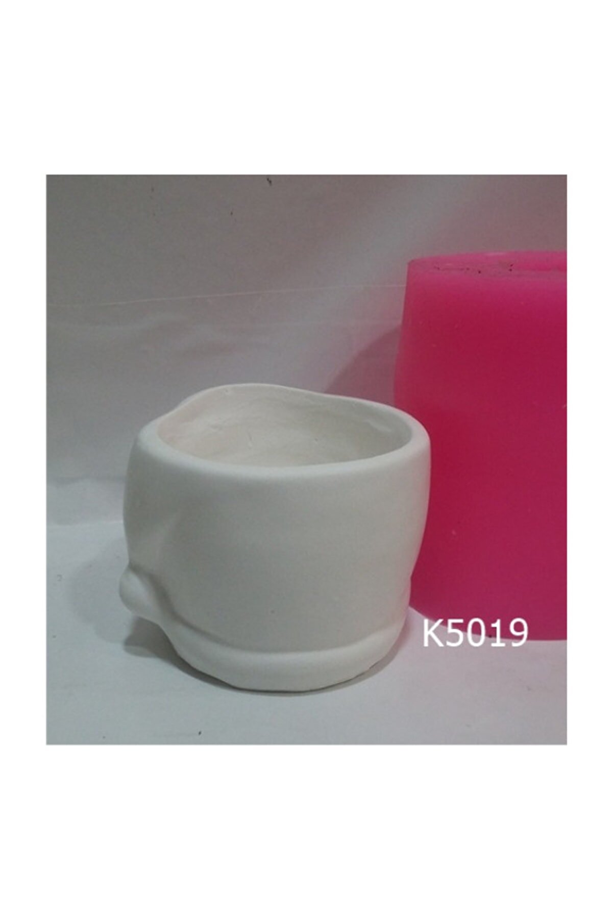 Kalıpcınızburada Kardan Adam Sculent Saksı Si̇li̇kon Kalıp