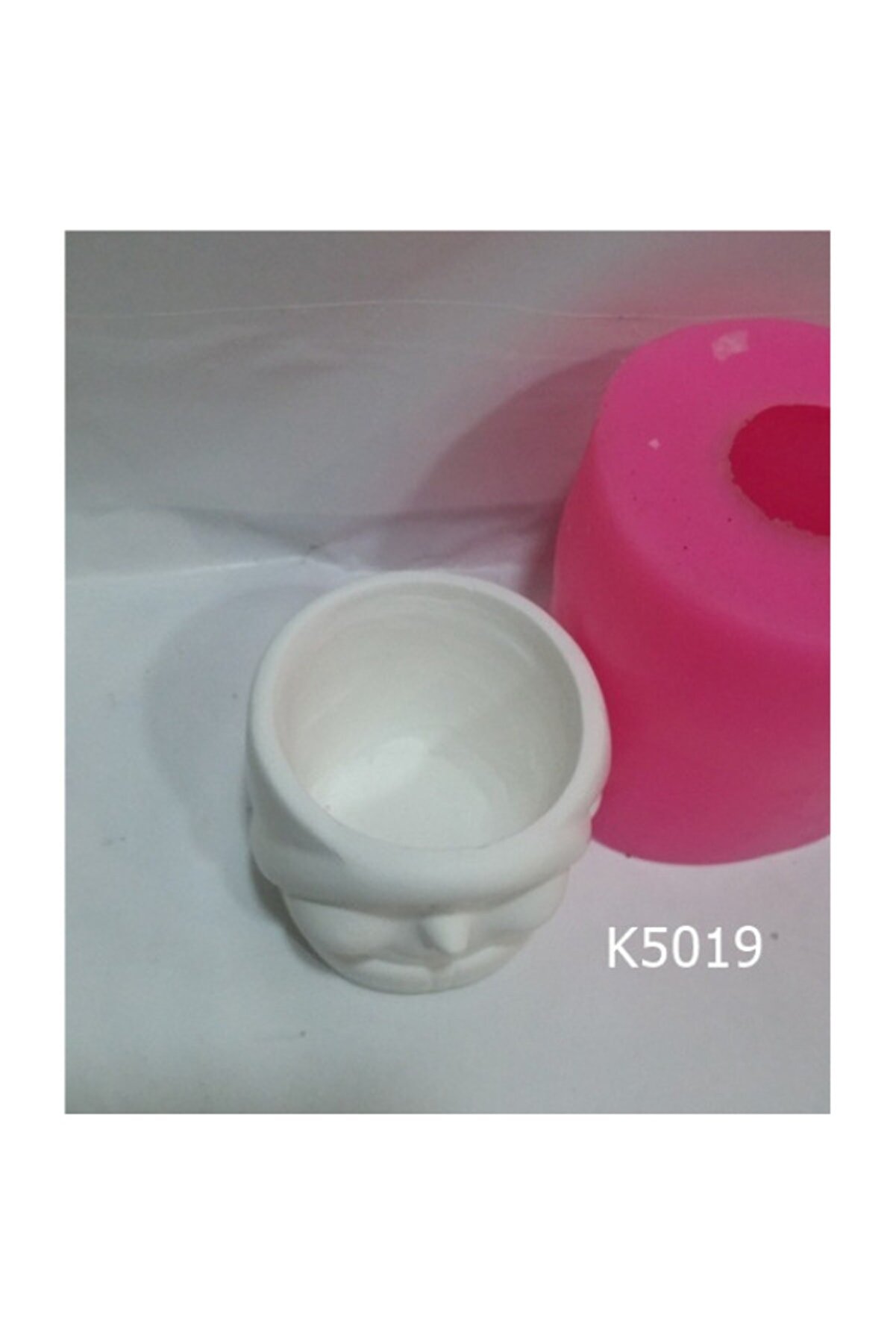 Kalıpcınızburada Kardan Adam Sculent Saksı Si̇li̇kon Kalıp