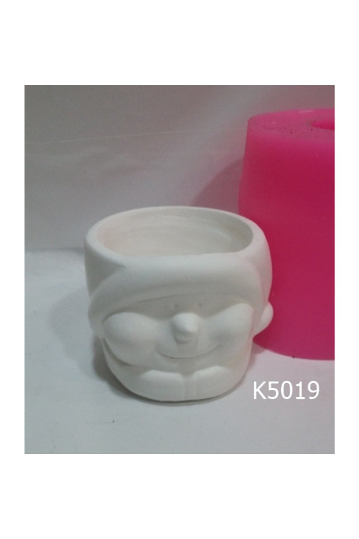 Kalıpcınızburada Kardan Adam Sculent Saksı Si̇li̇kon Kalıp