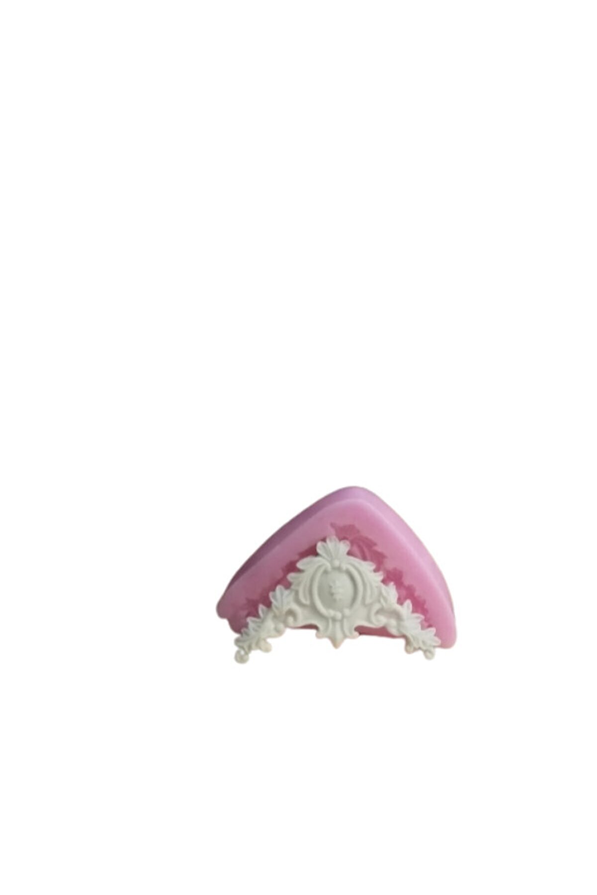 Kalıpcınızburada Ortası Taşlı Dekorati̇f Süsleme Si̇li̇kon Kalıp