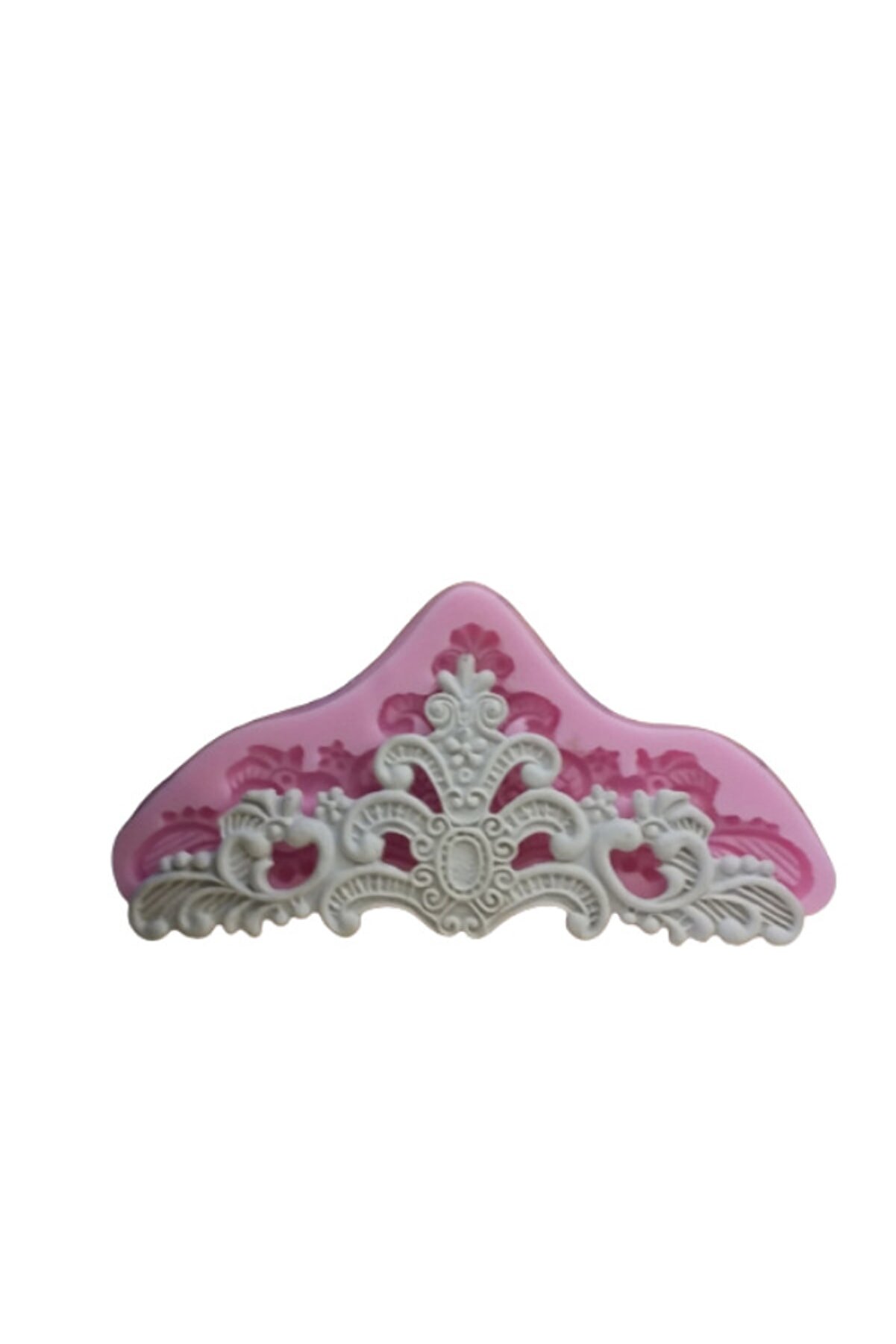 Kalıpcınızburada Taç Dekorati̇f Süsleme Si̇li̇kon Kalıp